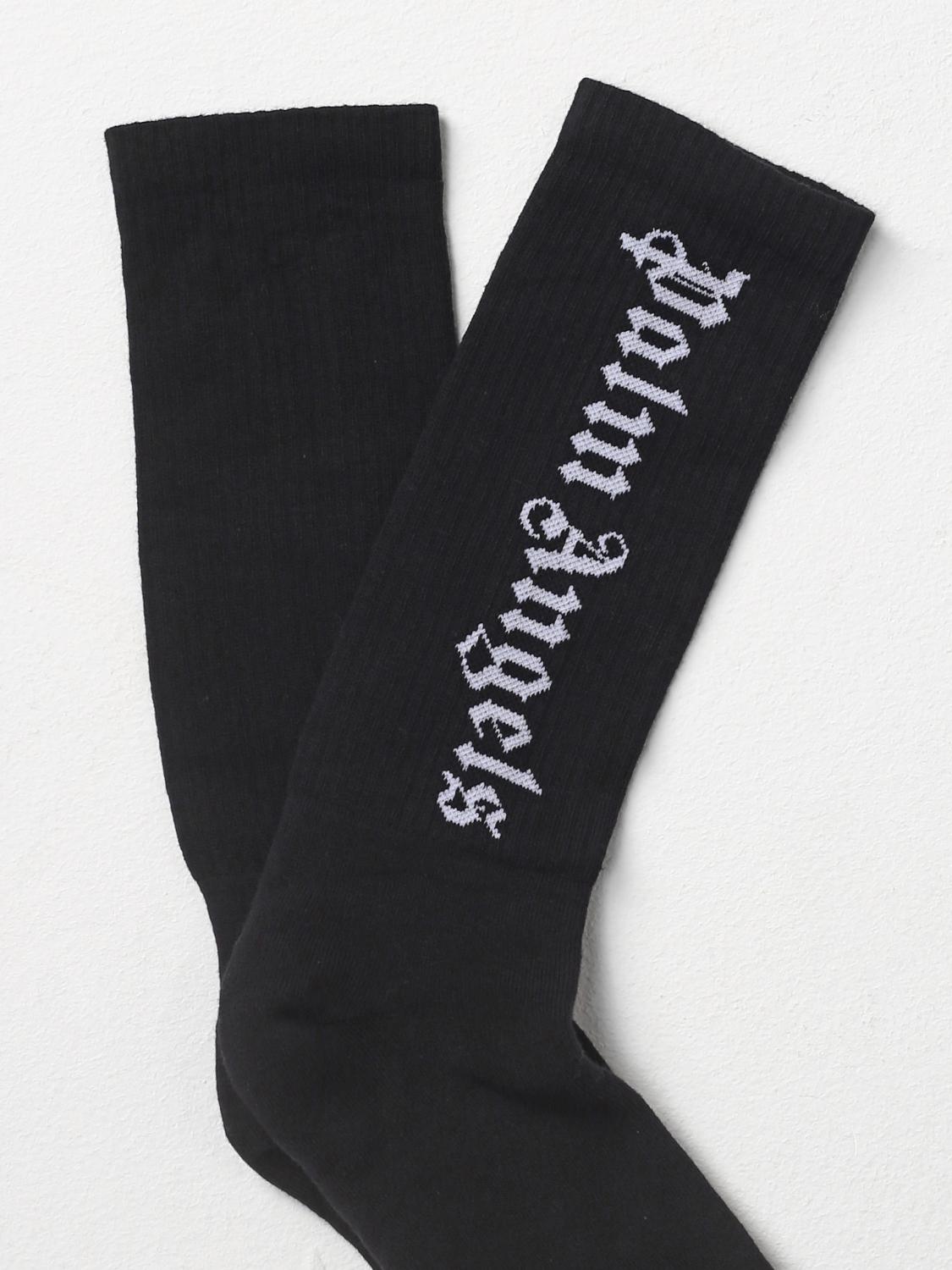 PALM ANGELS ソックス: ソックス メンズ Palm Angels, ブラック - Img 2