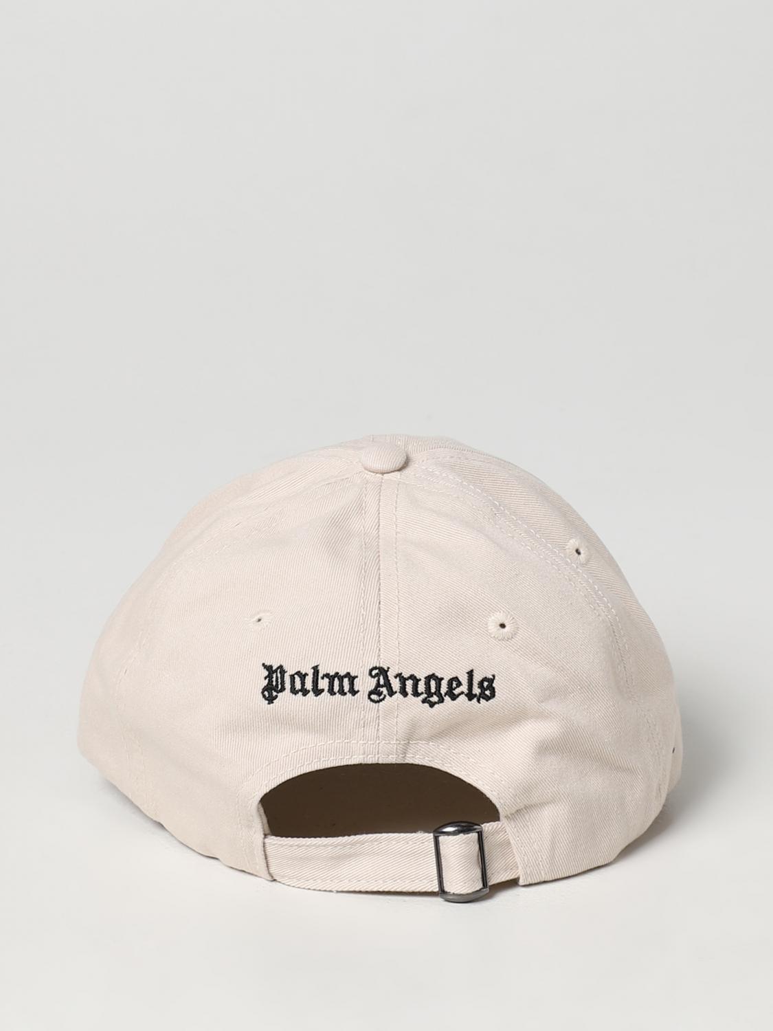 PALM ANGELS CAPPELLO: Cappello Palm Angels in denim used, Beige - Img 3