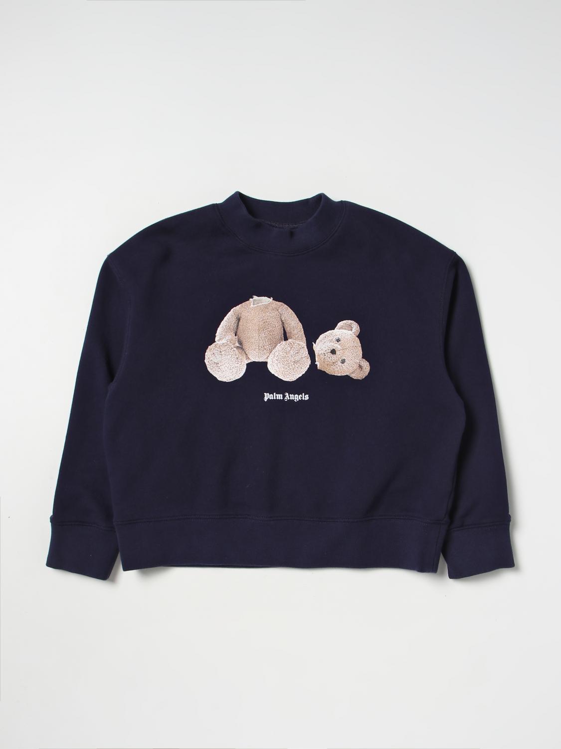 Palm Angels Baby Boys Sweater In Gray main image 1
