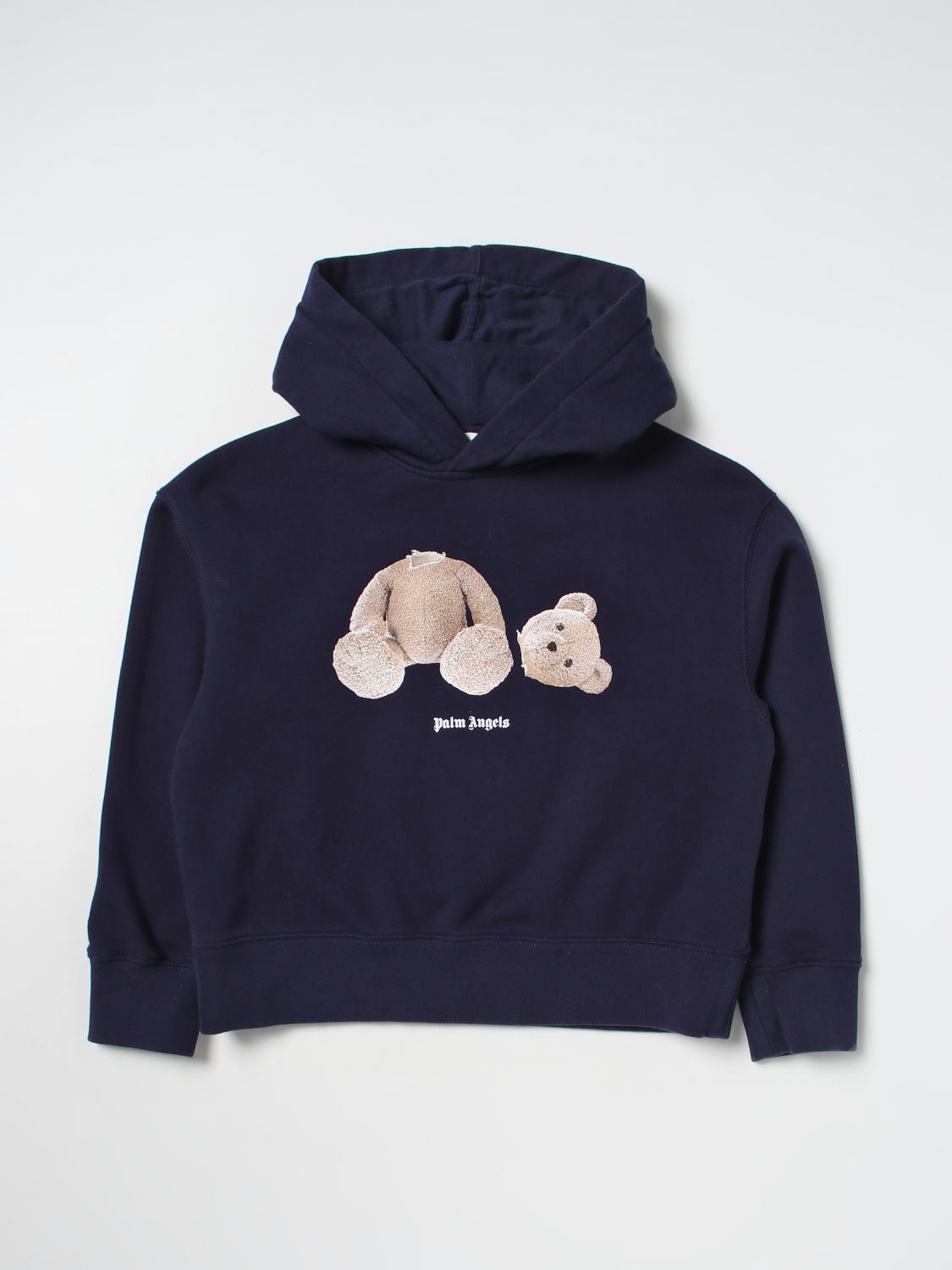 PALM ANGELS SWEATER: Sweater kids Palm Angels, Navy - Img 1