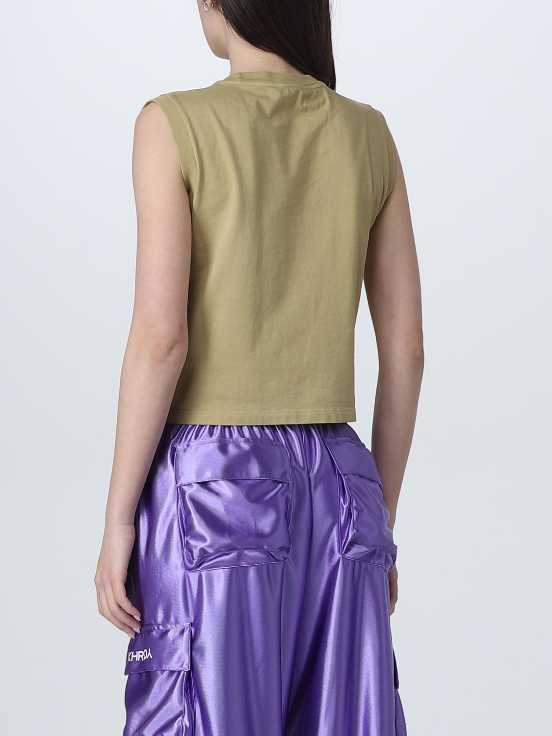 ARIES TOP: Top Aries in cotone, Oliva - Img 2