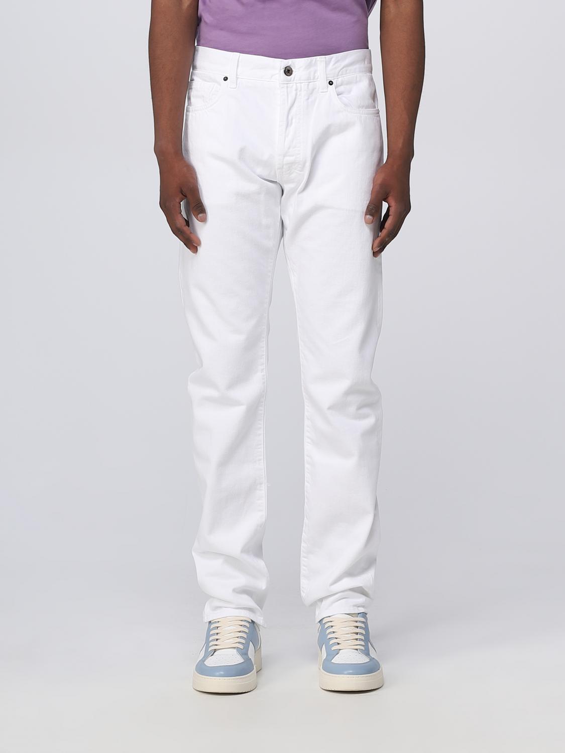 14BROS PANTS: Pants men 14bros, White - Img 1