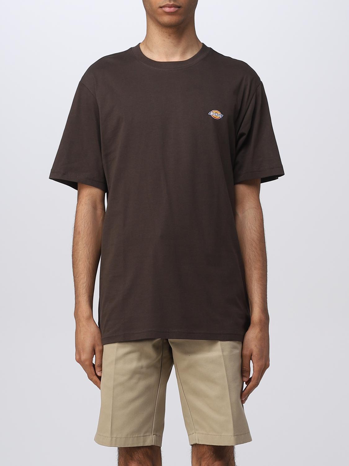 DICKIES T恤: T恤 男士 Dickies, 棕色 - Img 1