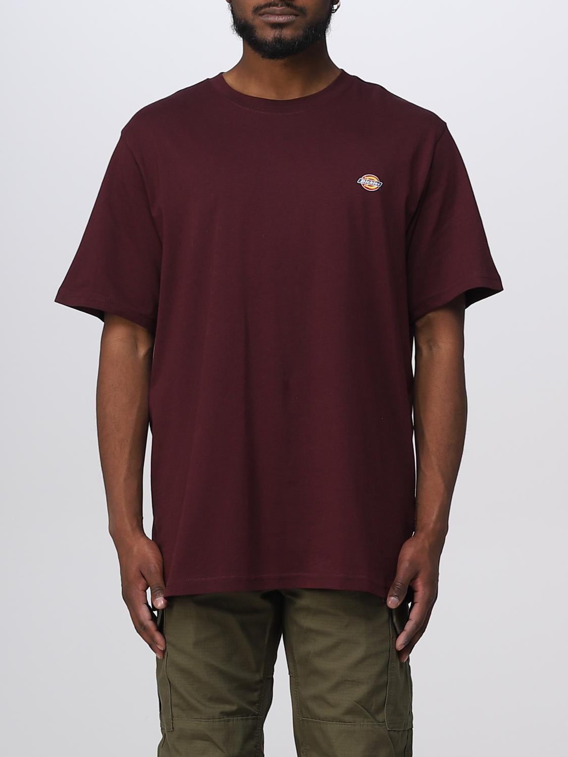 DICKIES T-SHIRT: T-shirt men Dickies, Burgundy - Img 1