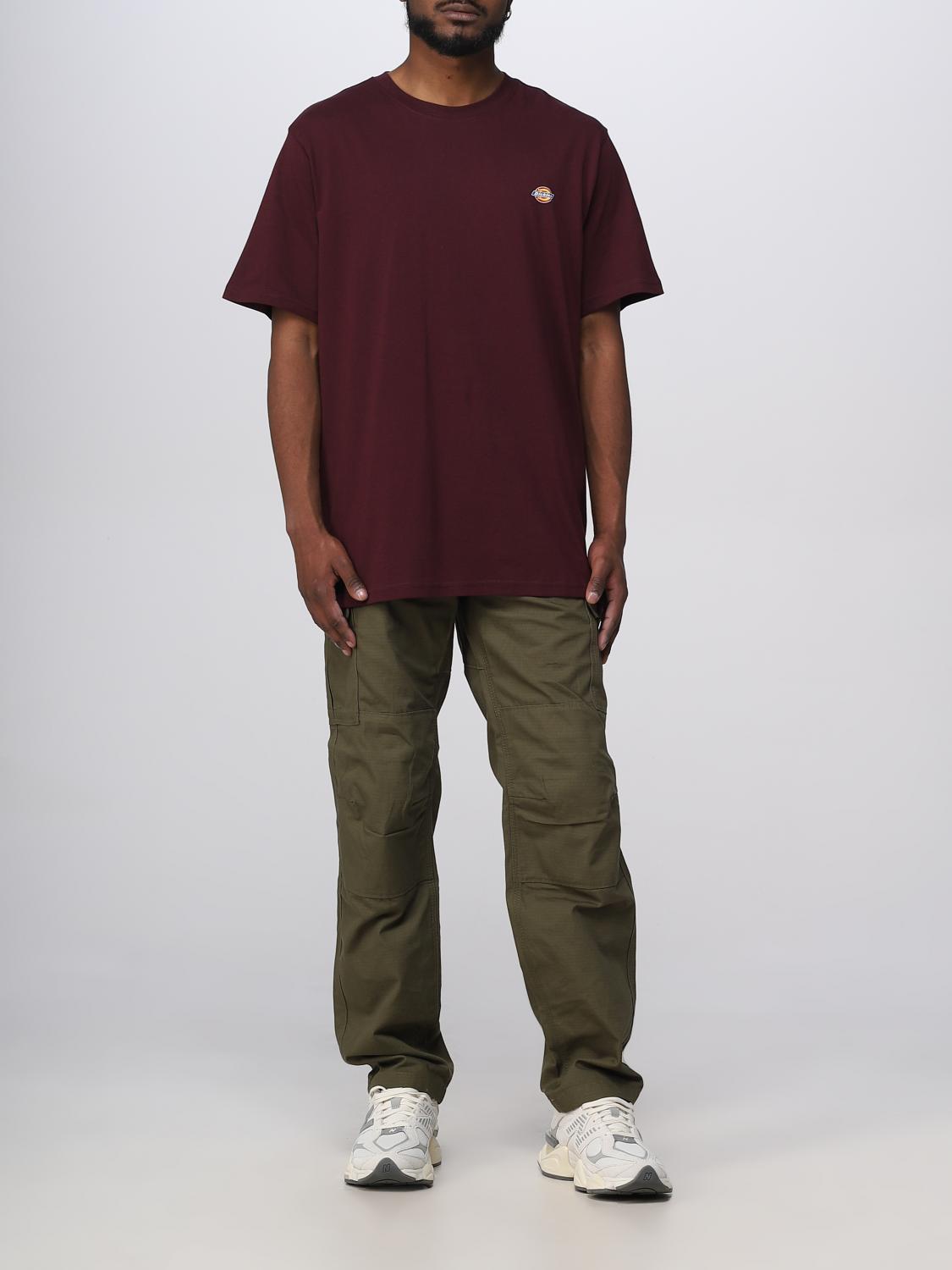 DICKIES T-SHIRT: T-shirt men Dickies, Burgundy - Img 2