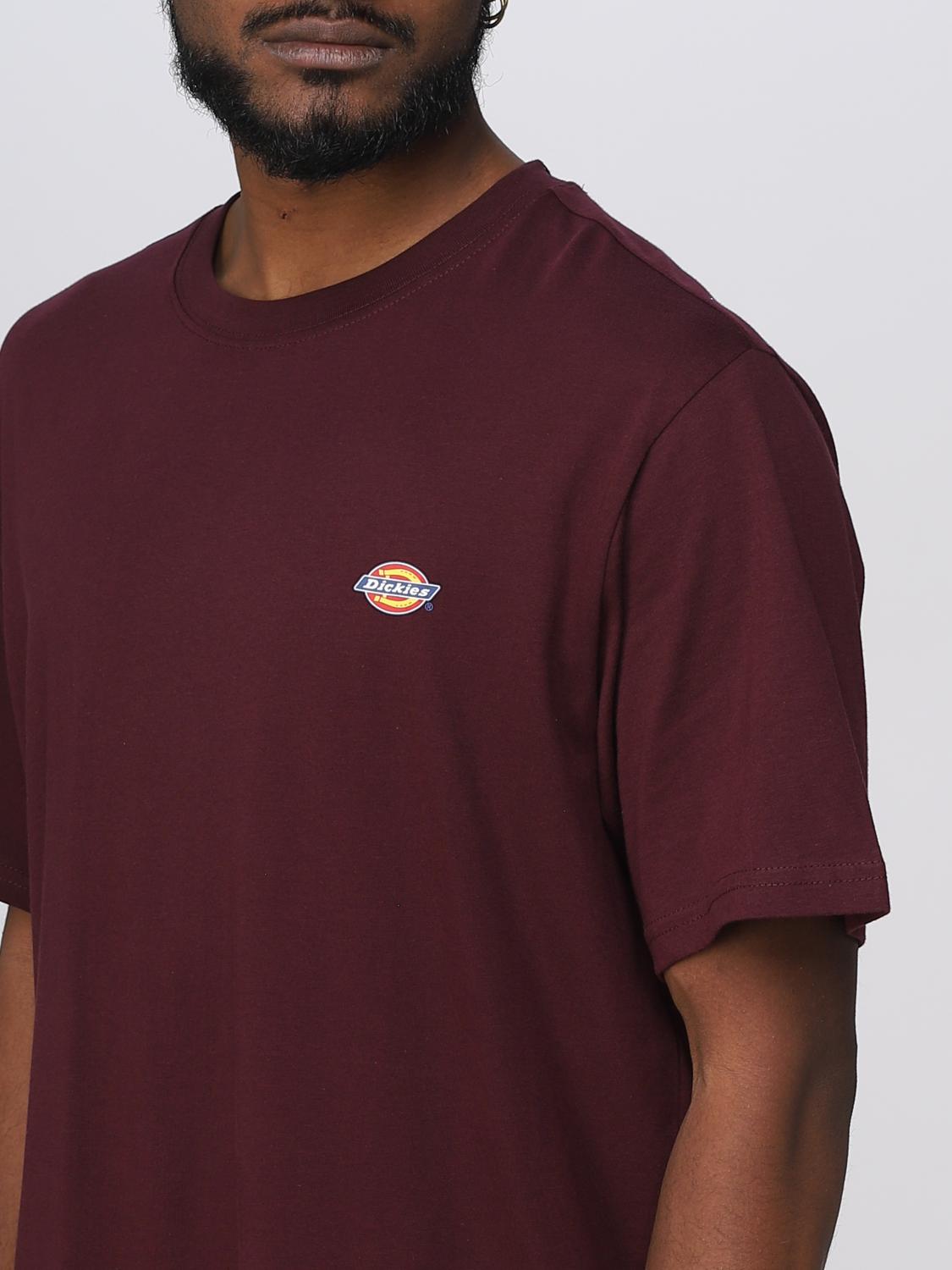 DICKIES T-SHIRT: T-shirt men Dickies, Burgundy - Img 4