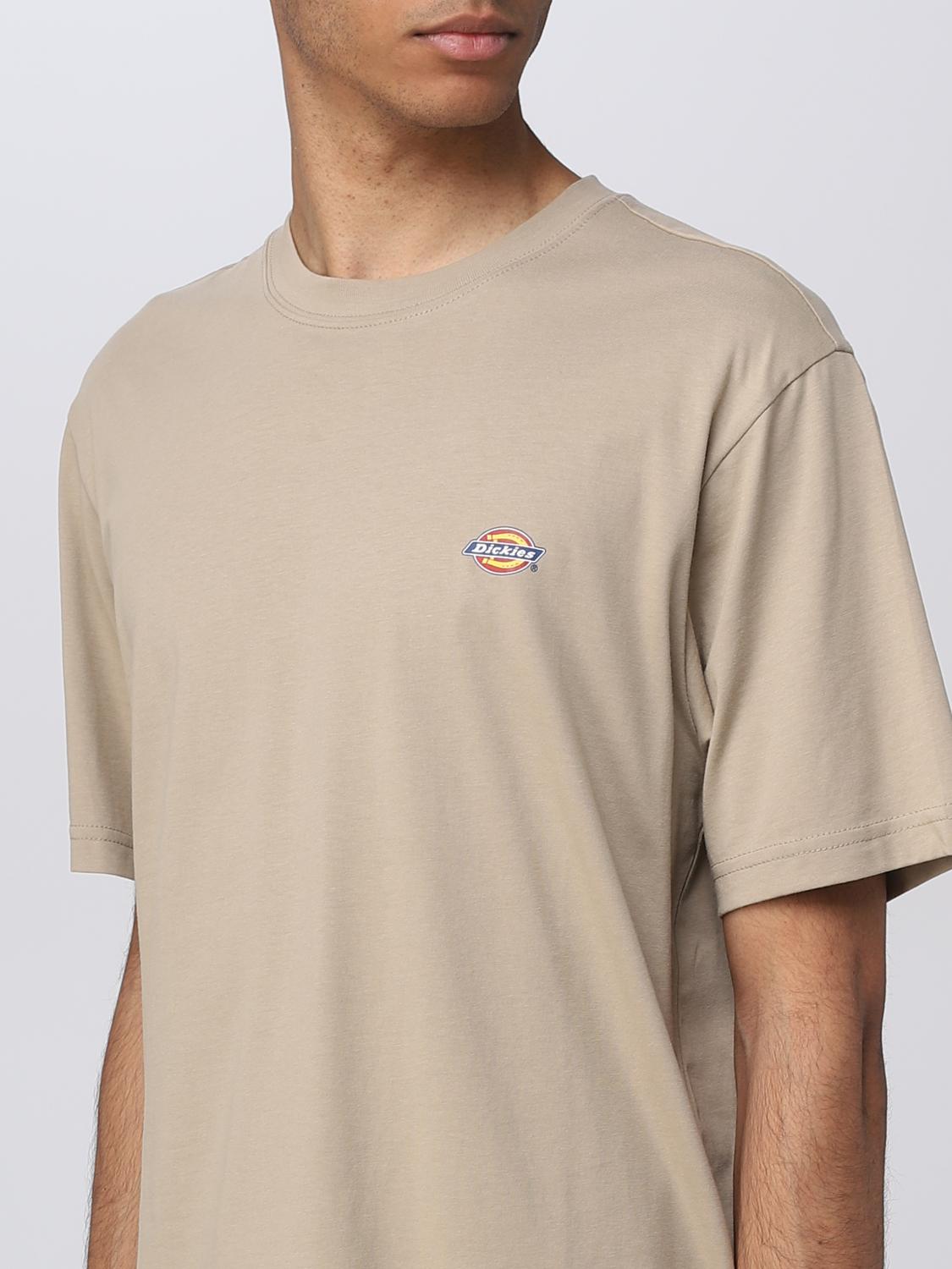 DICKIES T-SHIRT: T-shirt Mapleton Dickies in cotone, Sabbia - Img 4