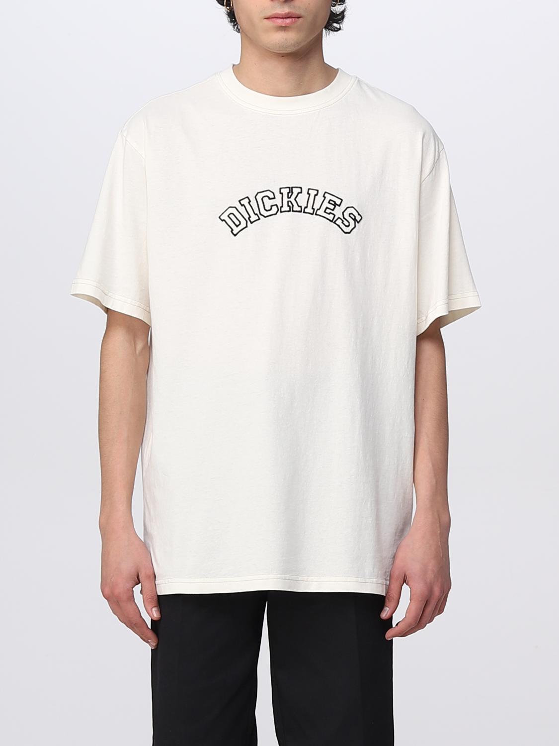 Tシャツ・カットソー DICKIES Men T-shirt Yellow Cream DK0A4Z92 F901 DICKIES: T-shirt men - Yellow Cream | Dickies t-shirt