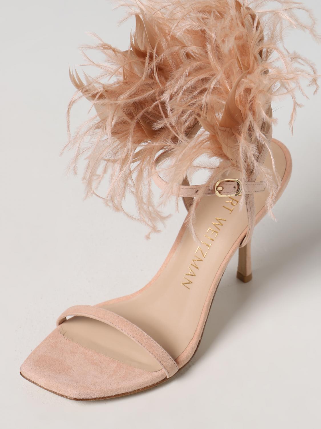 STUART WEITZMAN SANDALIAS DE TACÓN: Zapatos mujer Stuart Weitzman, Grisáceo - Img 4