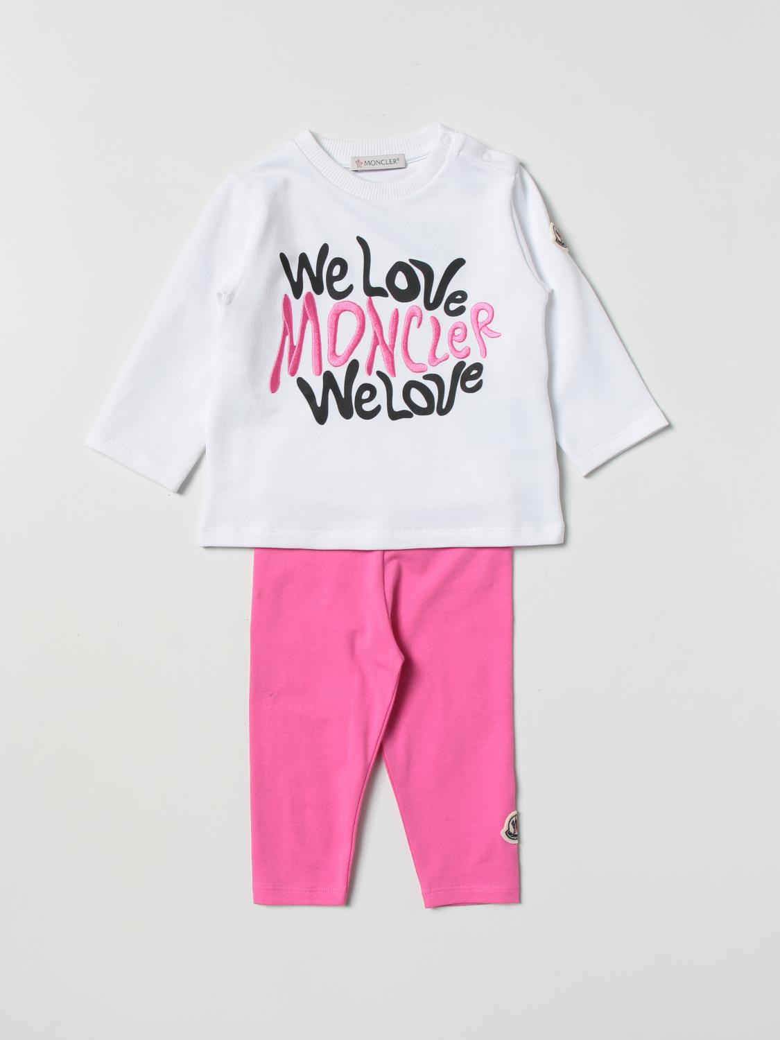 MONCLER ENSEMBLE: Ensemble enfant Moncler, Fuchsia - Img 1