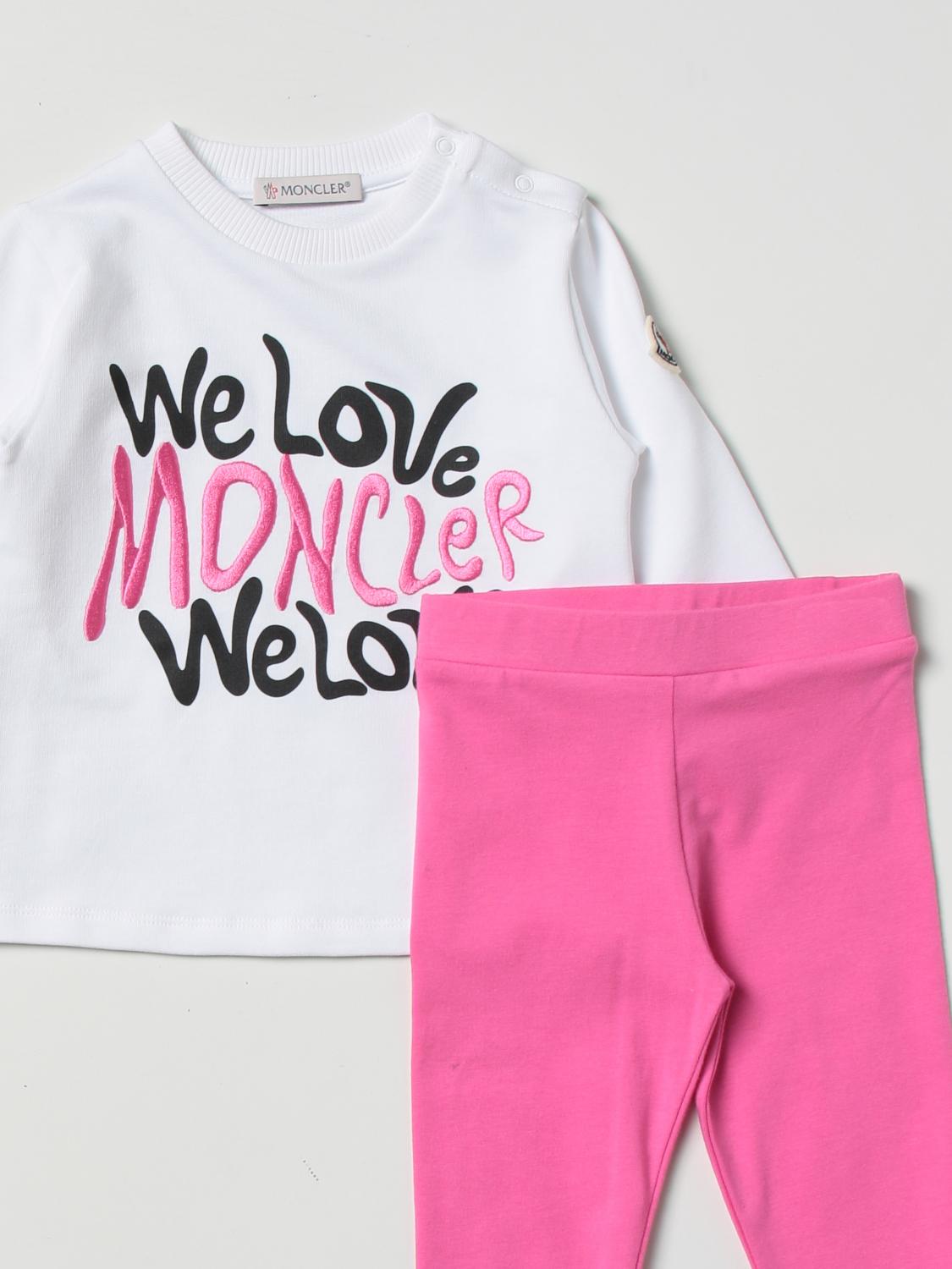 MONCLER ENSEMBLE: Ensemble enfant Moncler, Fuchsia - Img 3