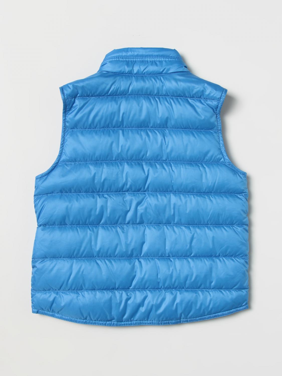 MONCLER CHALECO: Chaleco niños Moncler, Azul Claro - Img 2