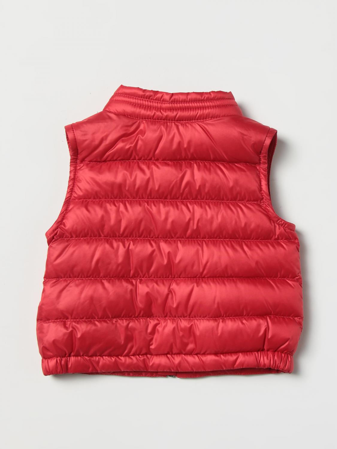 MONCLER ЖИЛЕТ: Куртка Детское Moncler, Красный - Img 2