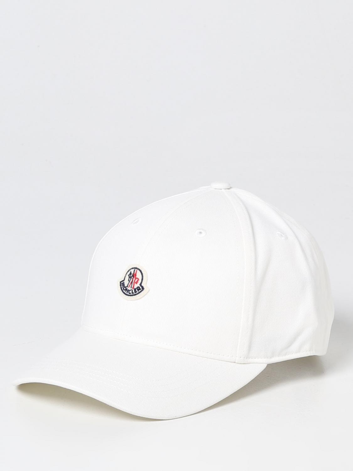 MONCLER CAPPELLO BAMBINO: Cappello Moncler in cotone, Bianco - Img 1