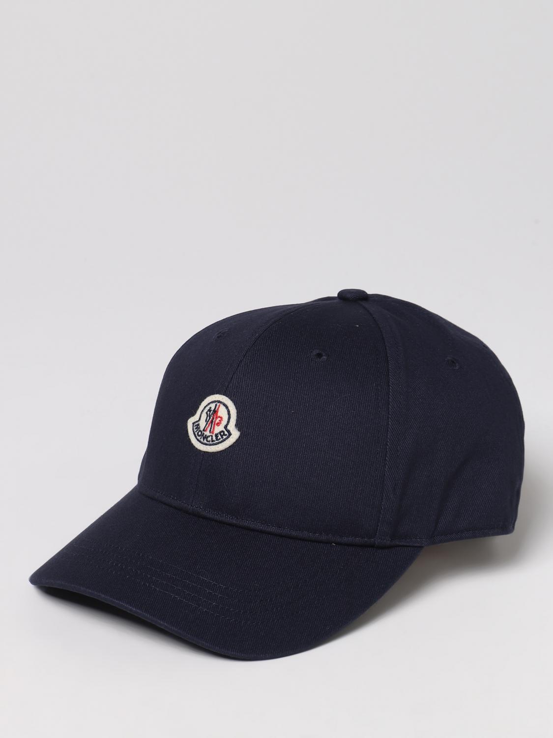 MONCLER CAPPELLO BAMBINO: Cappello Moncler in cotone, Blue - Img 1