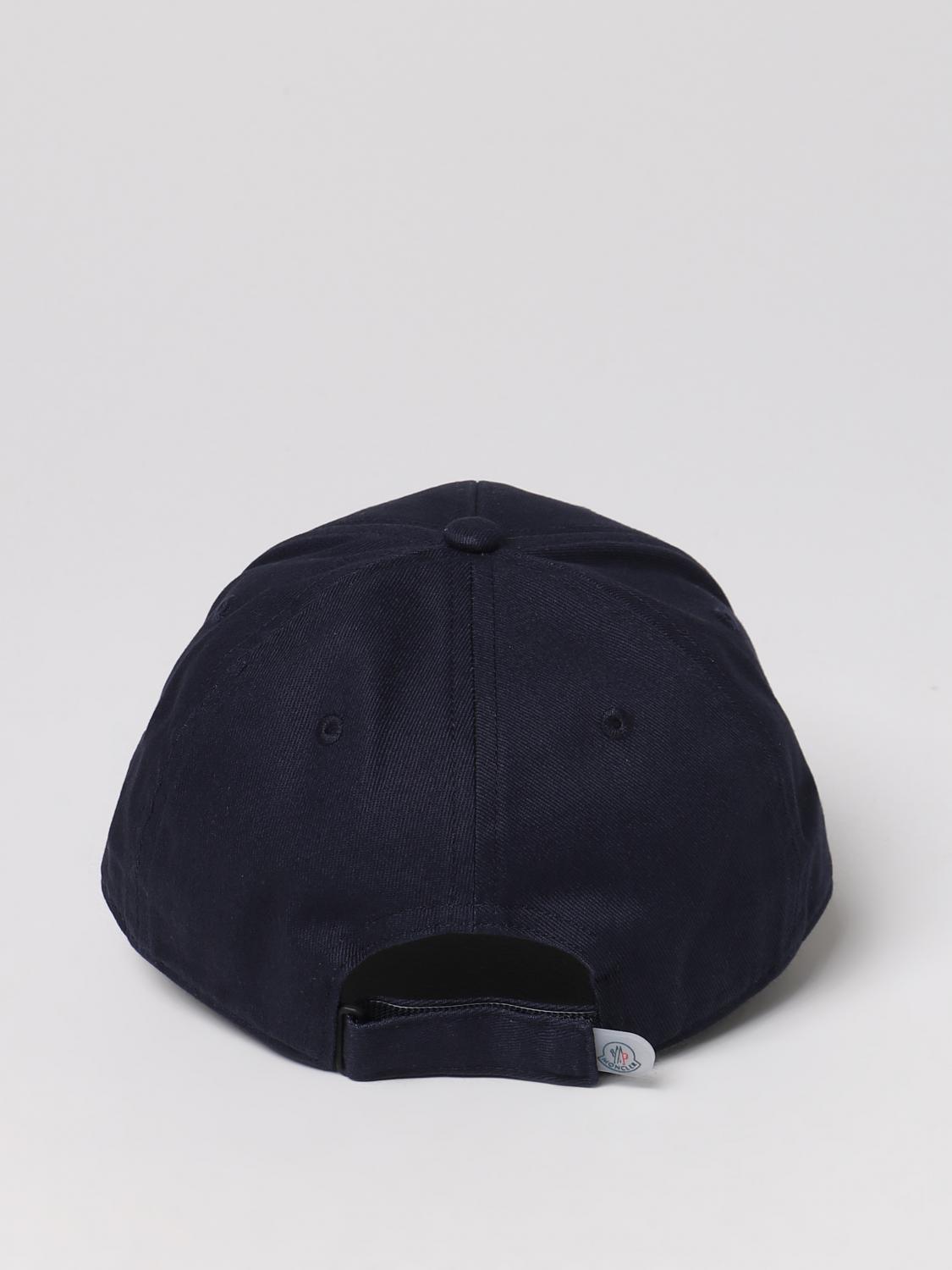 MONCLER CAPPELLO BAMBINO: Cappello Moncler in cotone, Blue - Img 3