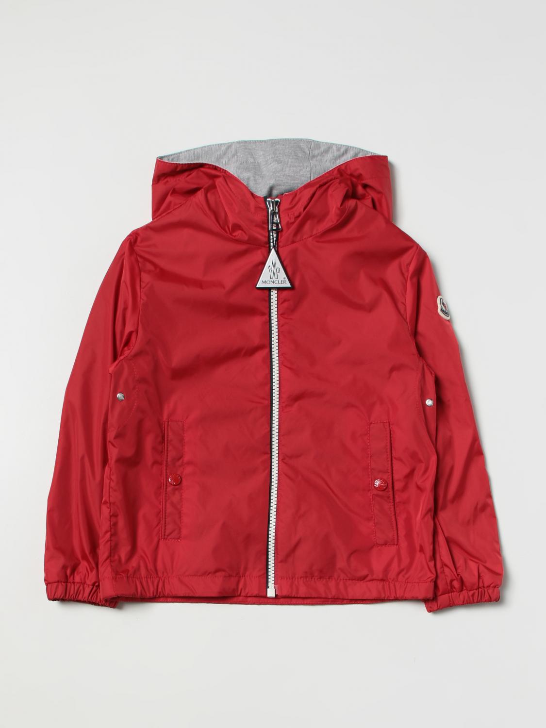 MONCLER VESTE: Veste enfant Moncler, Rouge - Img 1