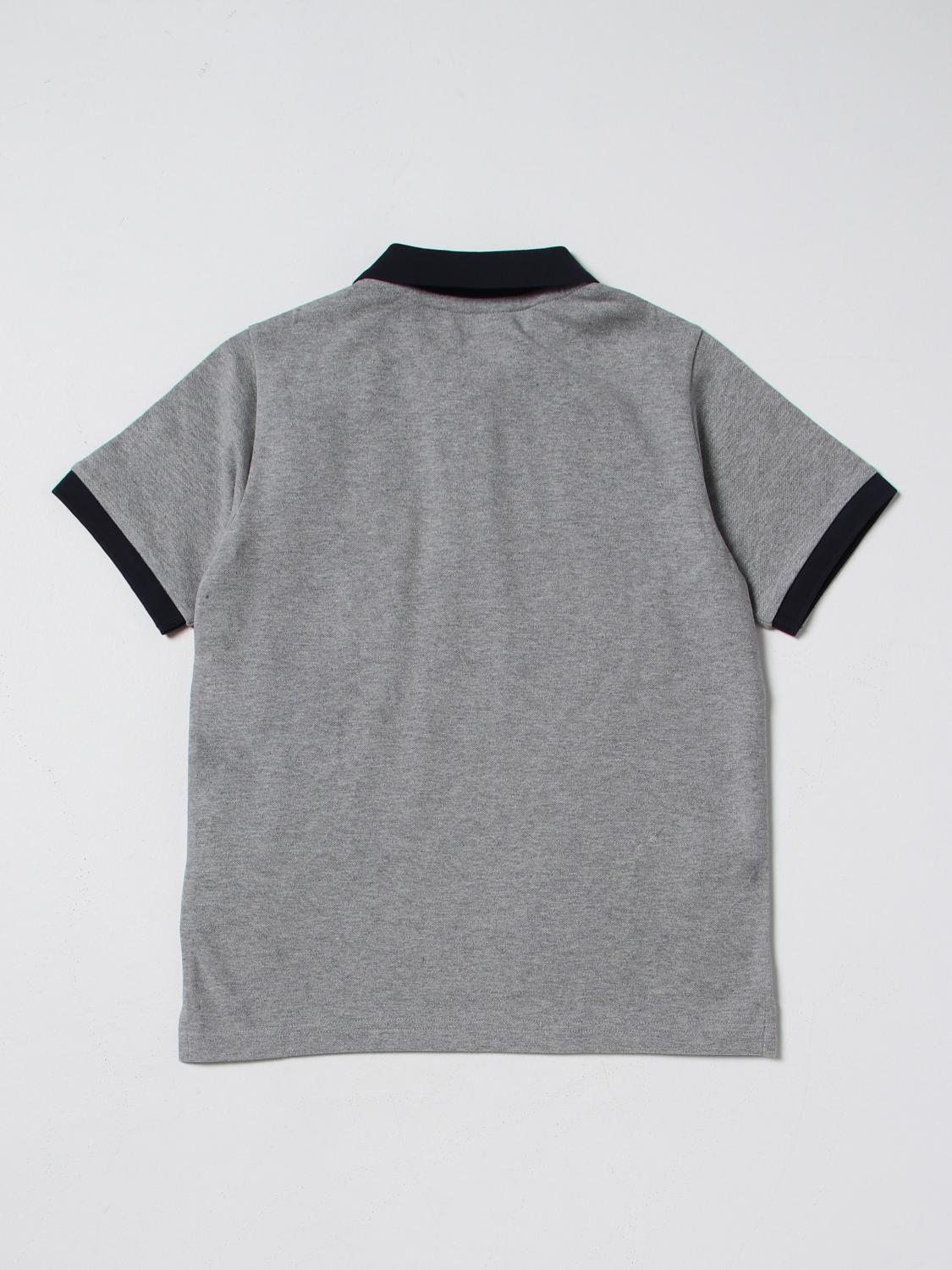 MONCLER POLO: Polo kinder Moncler, Grau - Img 2
