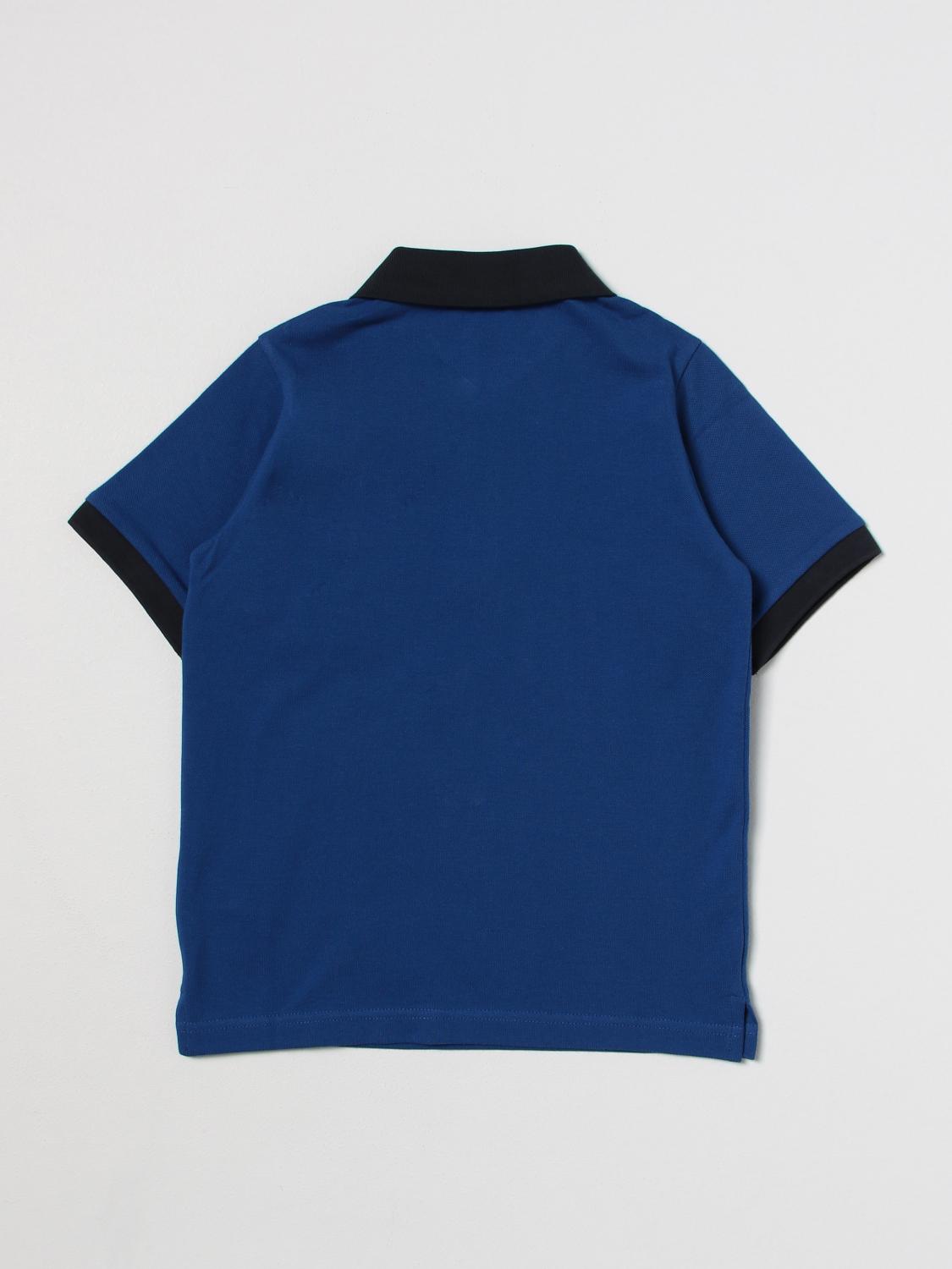 MONCLER POLO: Polo kinder Moncler, Blau 1 - Img 2
