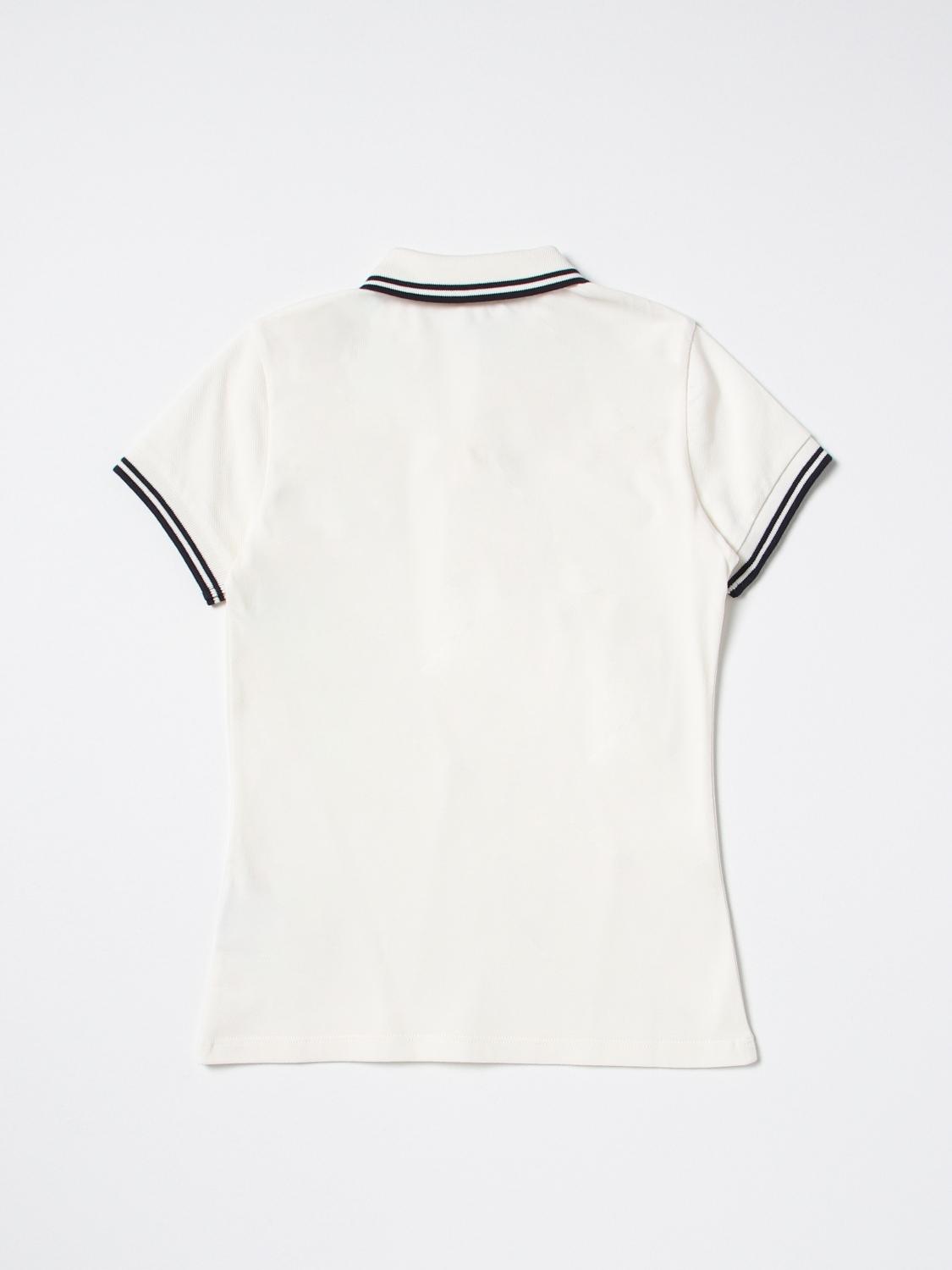 MONCLER POLO: Polo niños Moncler, Blanco - Img 2