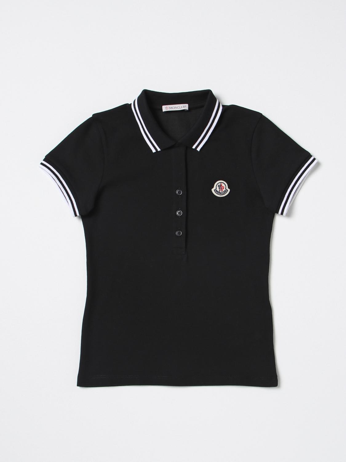 MONCLER POLO: Polo niños Moncler, Negro - Img 1