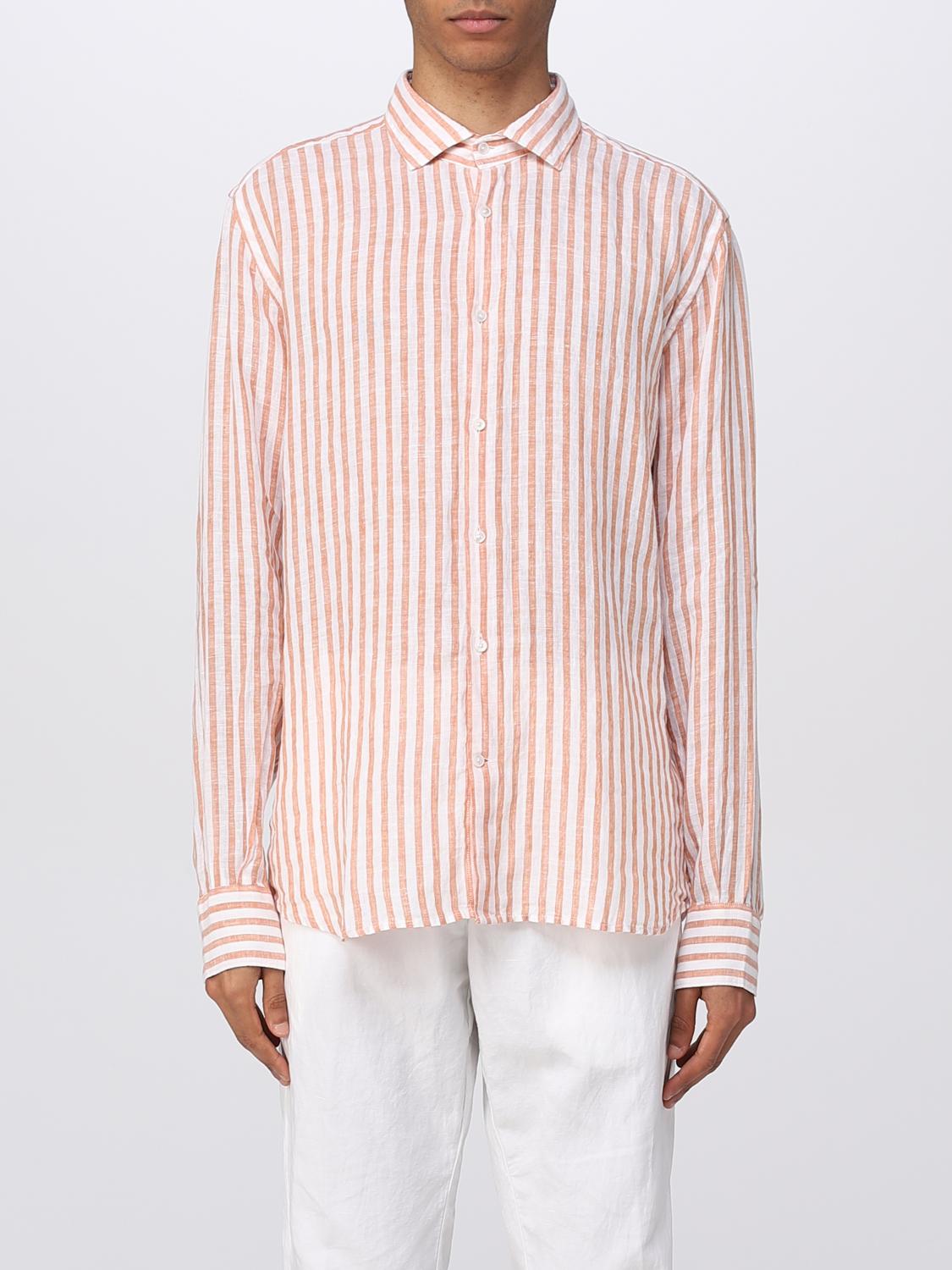BROOKSFIELD CAMISA: Camisa hombre Brooksfield, Naranja - Img 1