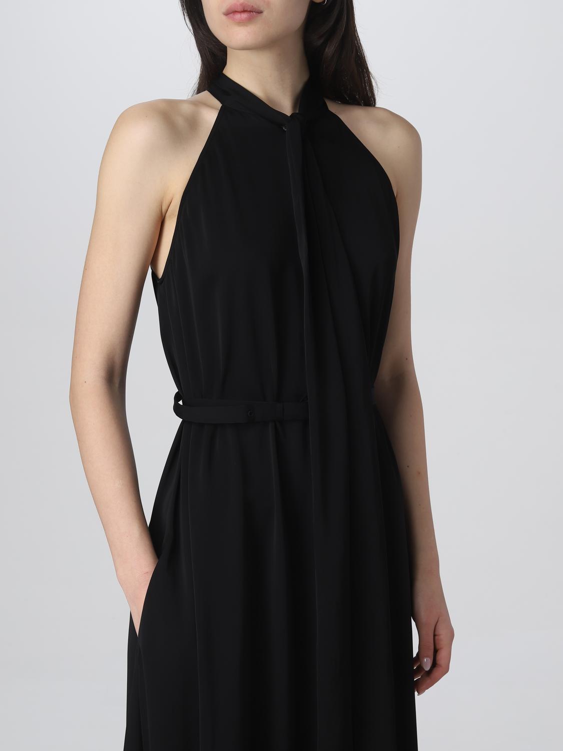 ASPESI ABITO: Abito Aspesi in raso, Nero - Img 4