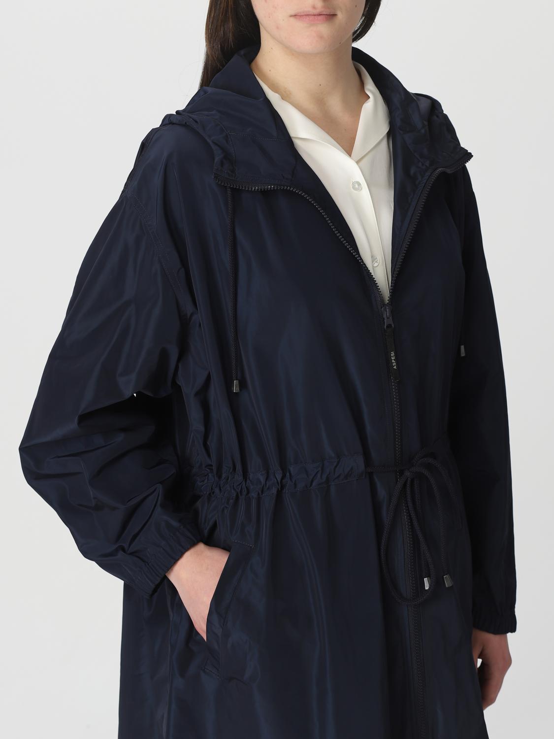 ASPESI JACKET: Coat woman Aspesi, Blue - Img 4