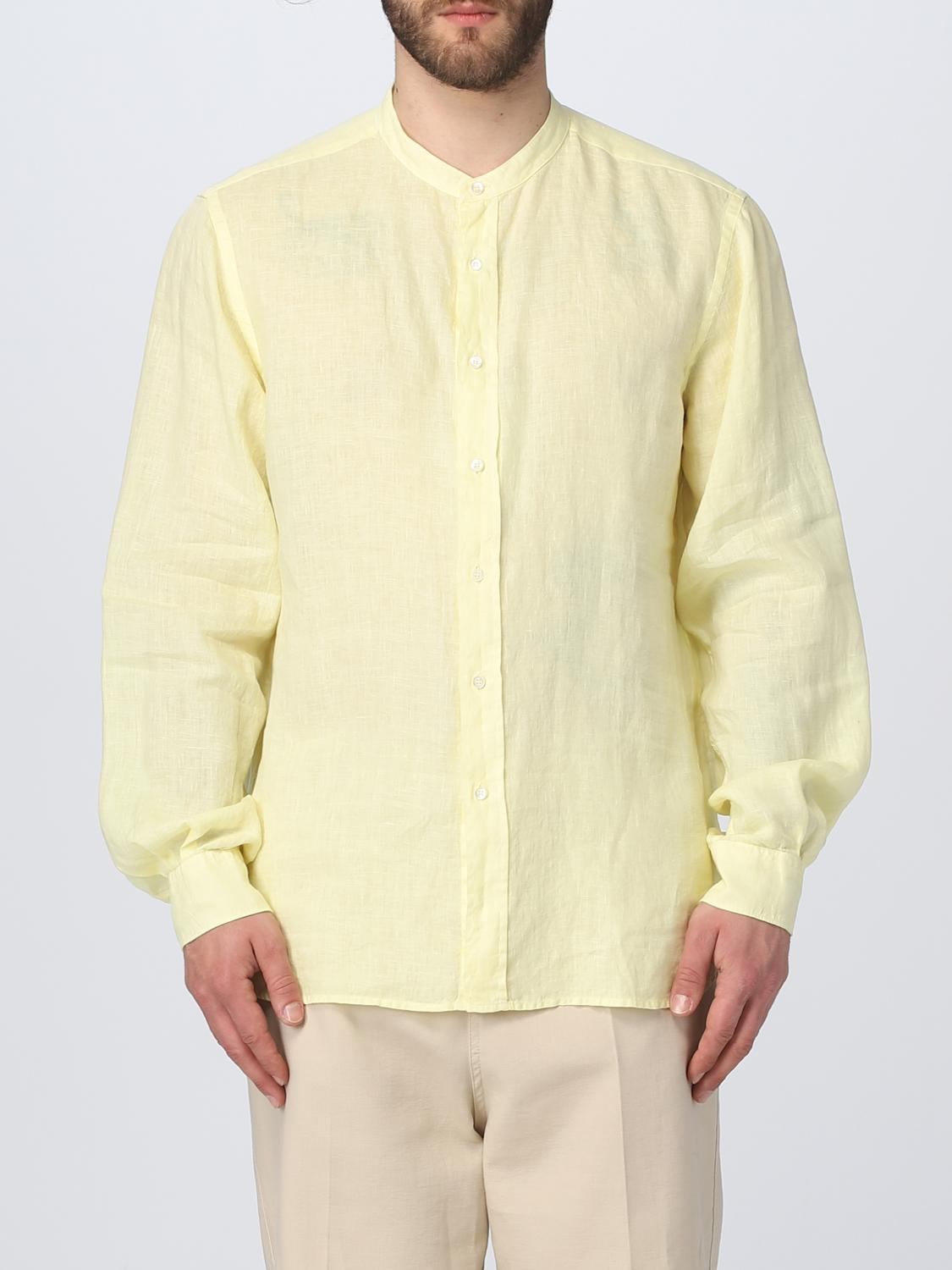 ASPESI CAMICIA: Camicia Aspesi in lino, Giallo - Img 1