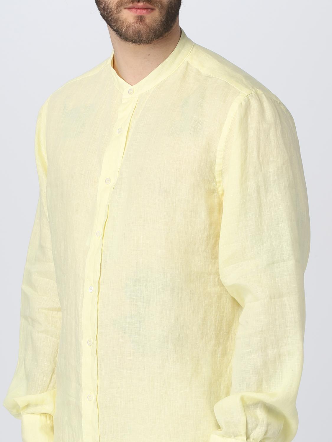 ASPESI CAMICIA: Camicia Aspesi in lino, Giallo - Img 3