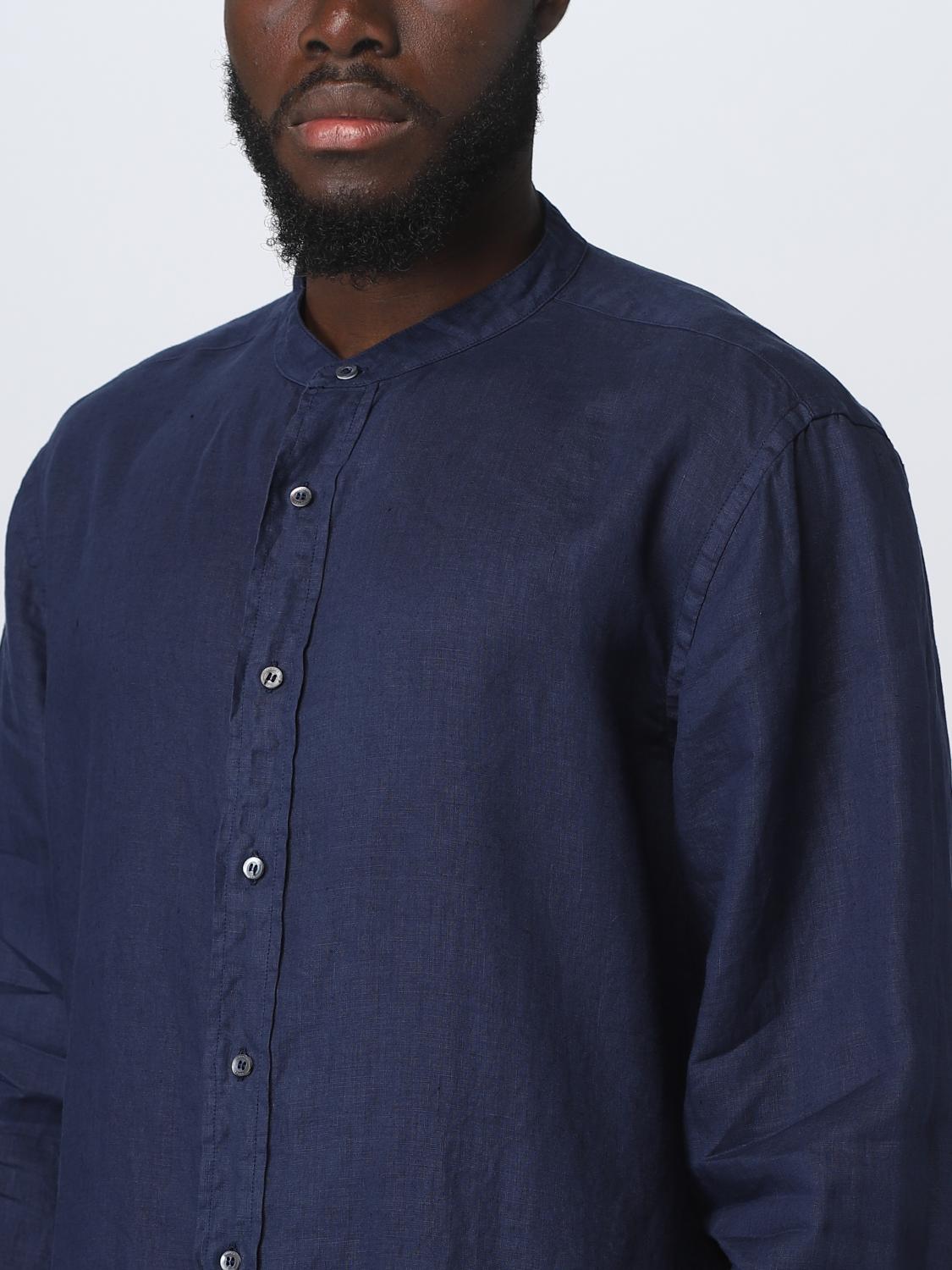 ASPESI SHIRT: Shirt men Aspesi, Blue - Img 4