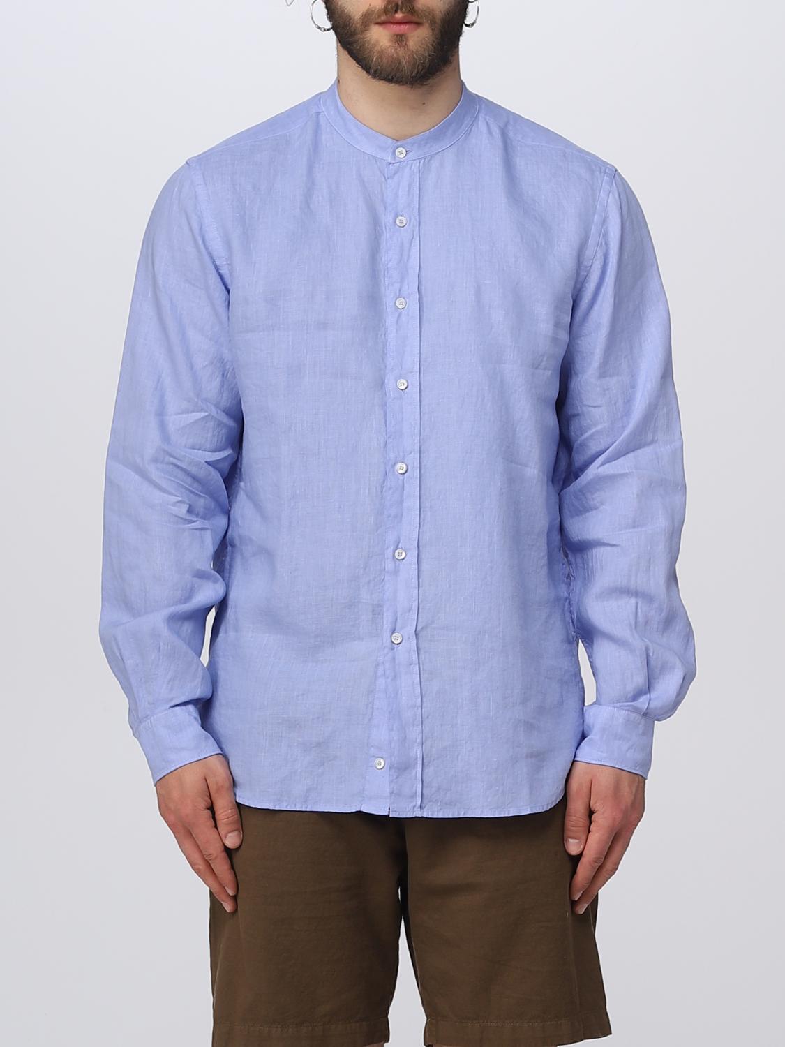 ASPESI SHIRT: Shirt men Aspesi, Gnawed Blue - Img 1
