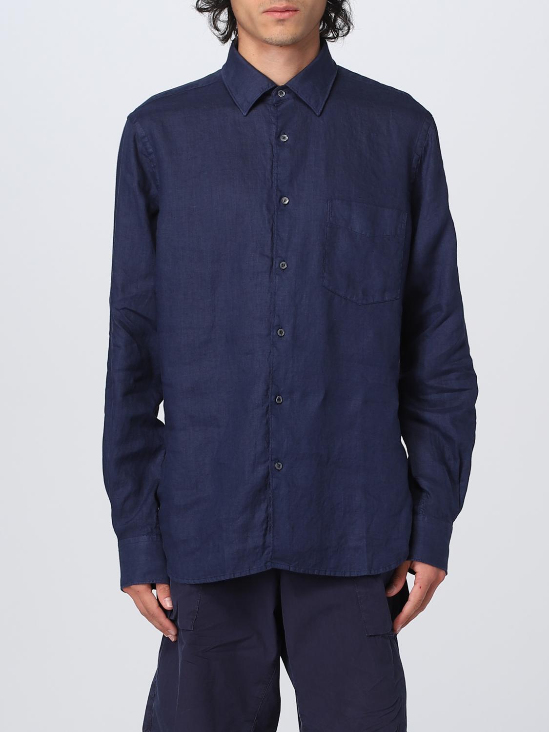 ASPESI 衬衫: 衬衫 男士 Aspesi, 蓝色 - Img 1