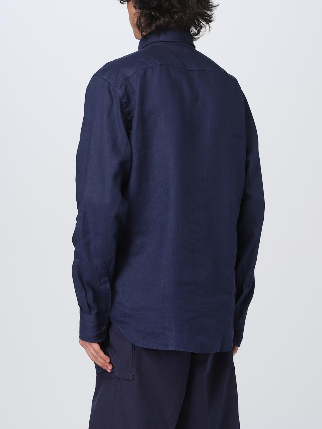 ASPESI 衬衫: 衬衫 男士 Aspesi, 蓝色 - Img 2