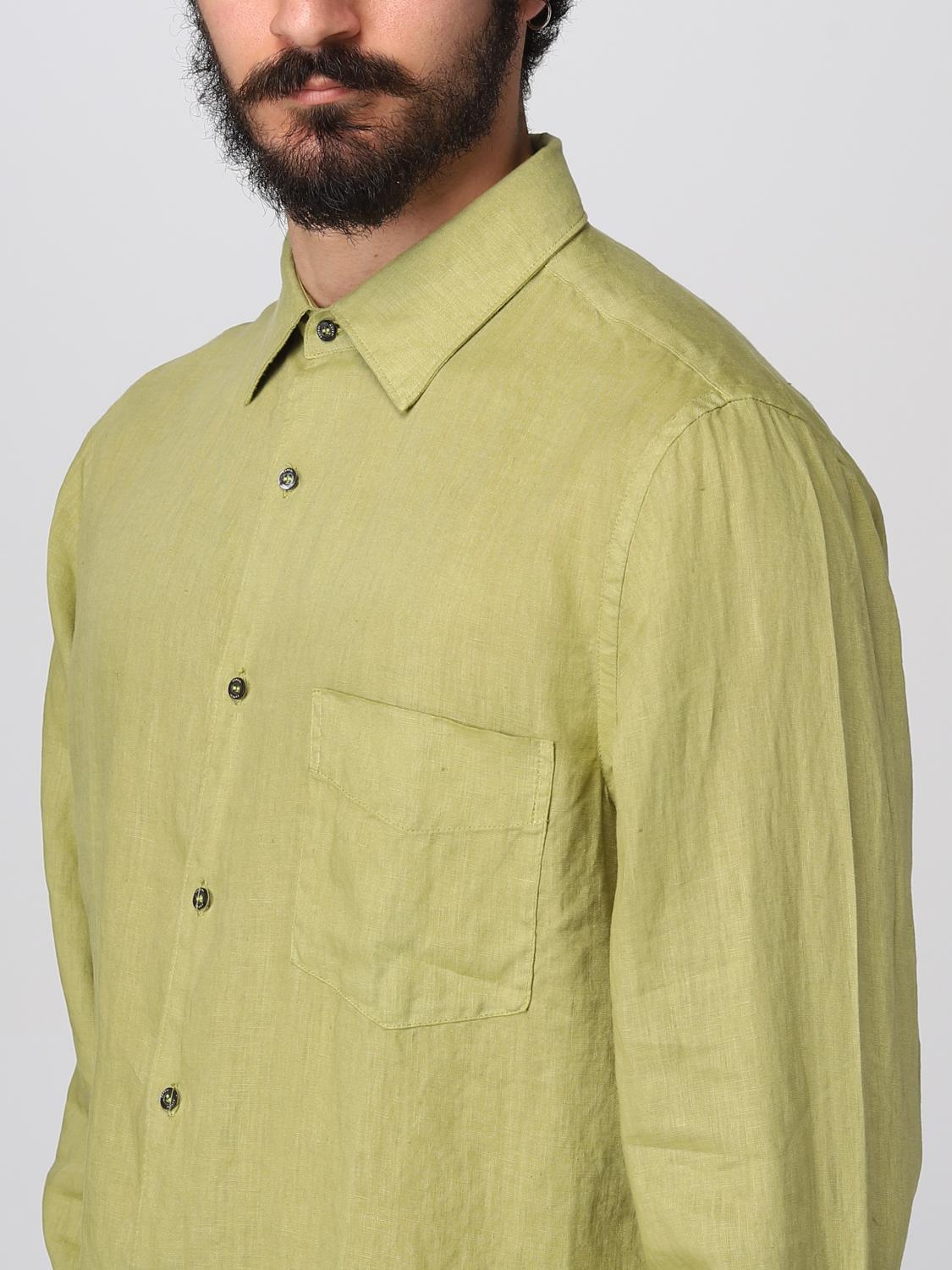 ASPESI SHIRT: Shirt men Aspesi, Green - Img 4