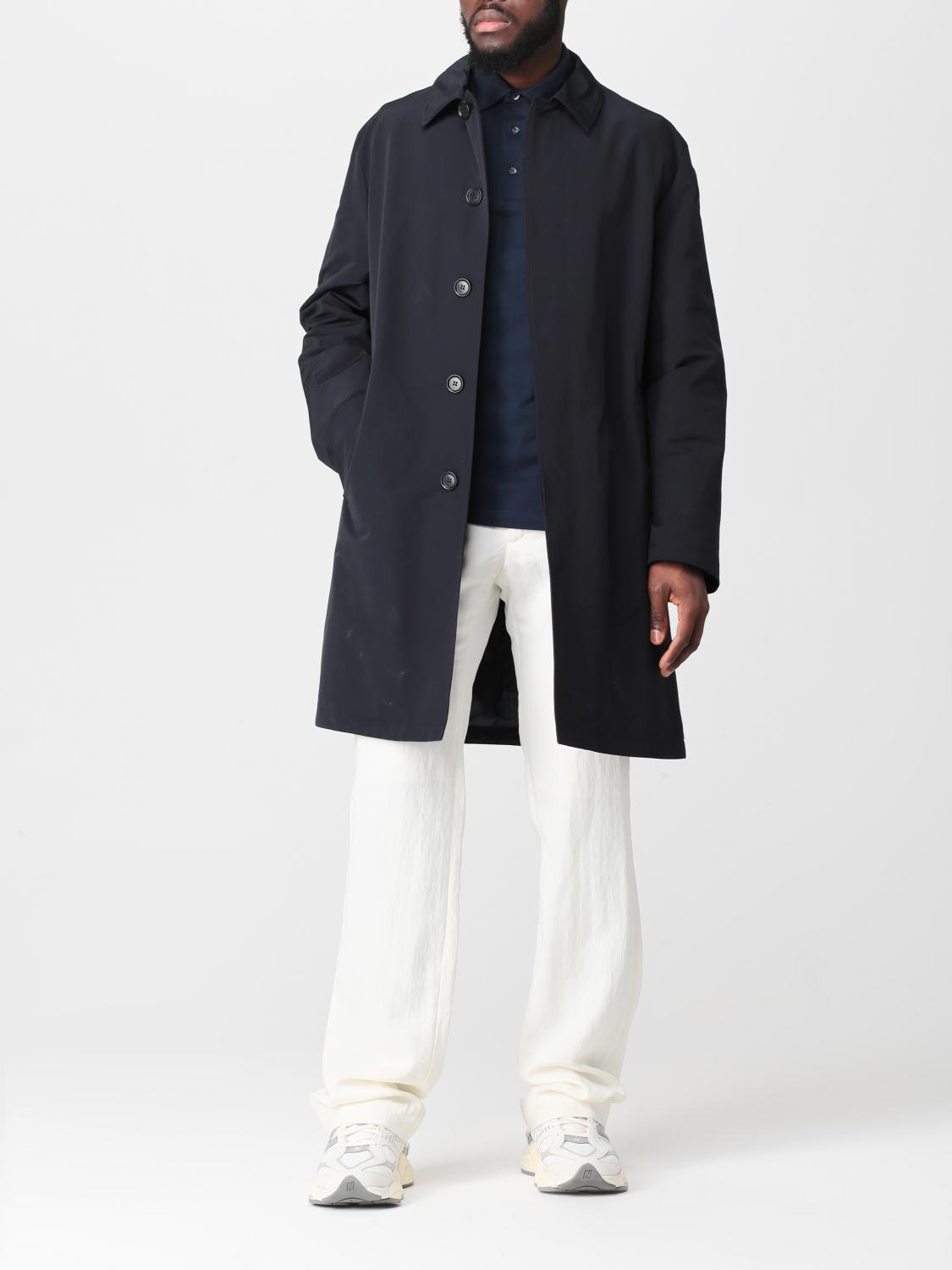 ASPESI COAT: Coat men Aspesi, Blue - Img 2