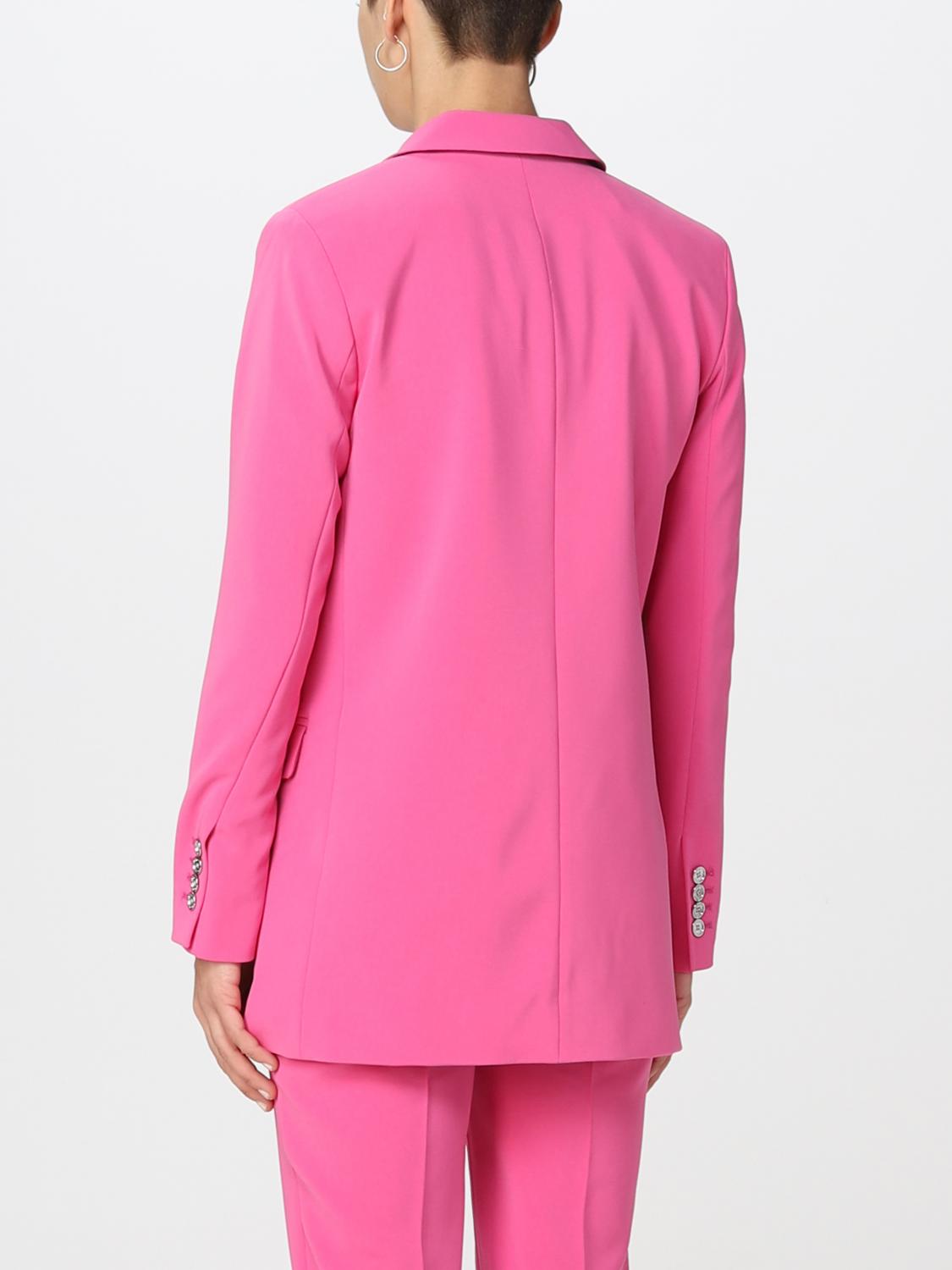 Michael Kors Outlet: crepe blazer - Pink | Michael Kors