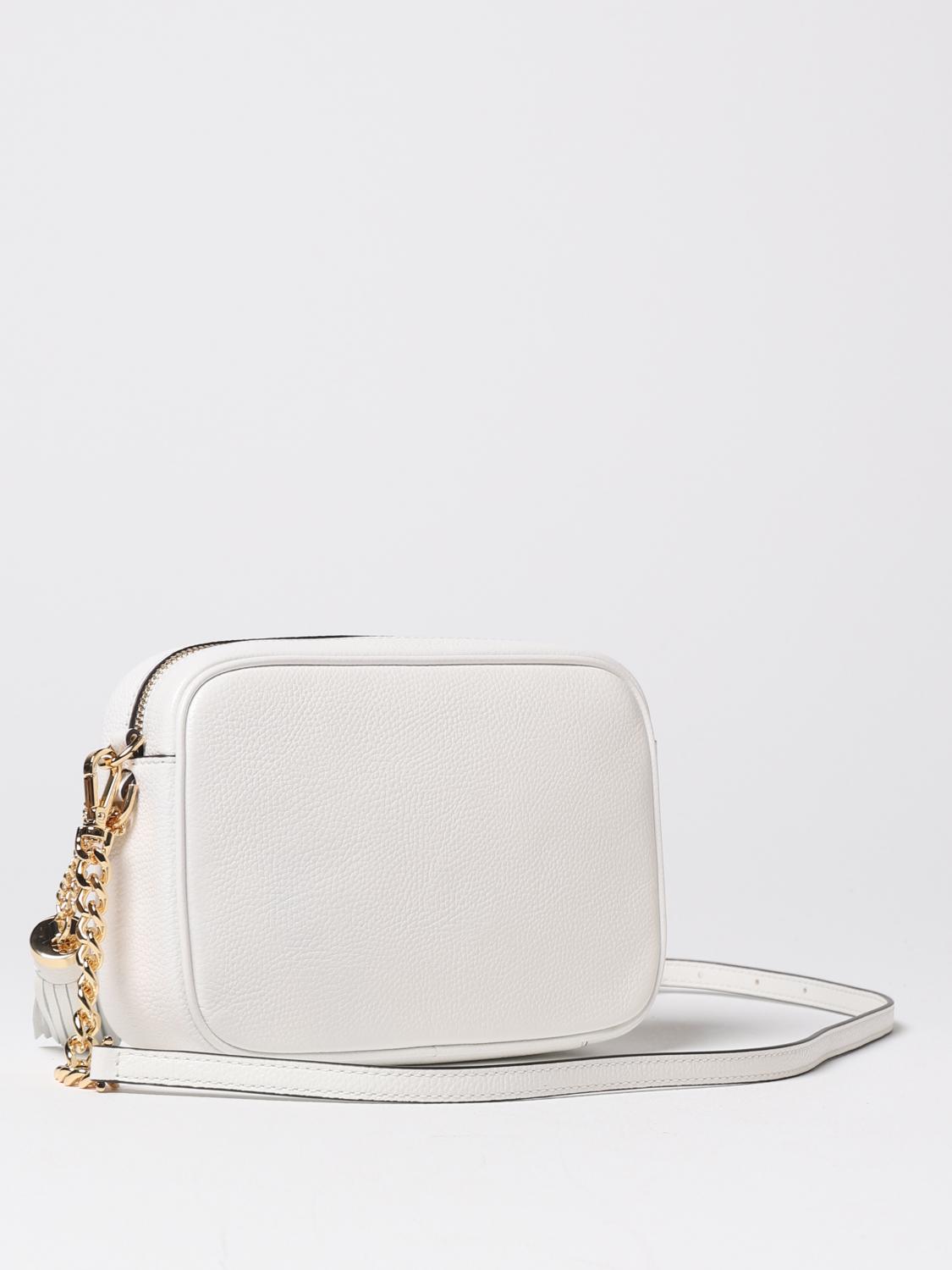 MICHAEL KORS BORSA A TRACOLLA: Borsa Michael Kors in pelle a micro grana, Bianco - Img 2