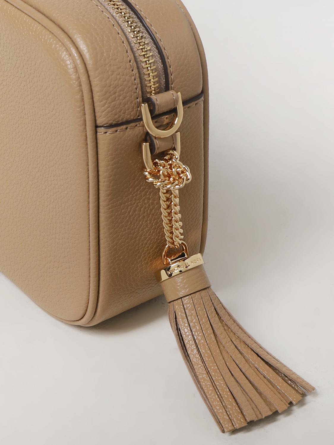 MICHAEL KORS BORSA A TRACOLLA: Borsa Michael Kors in pelle a micro grana, Bruciato - Img 3