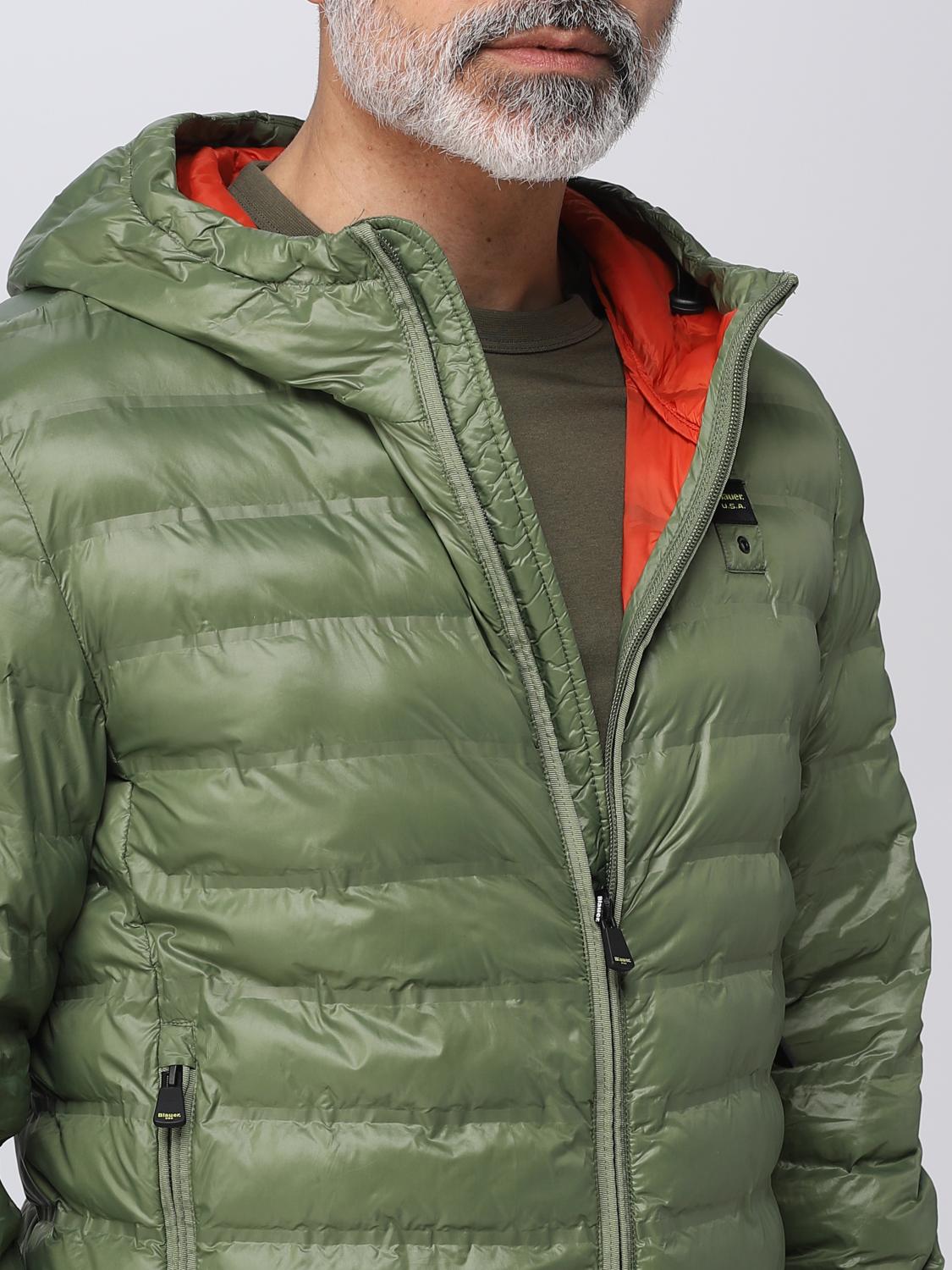 BLAUER JACKET: Jacket men Blauer, Military - Img 4