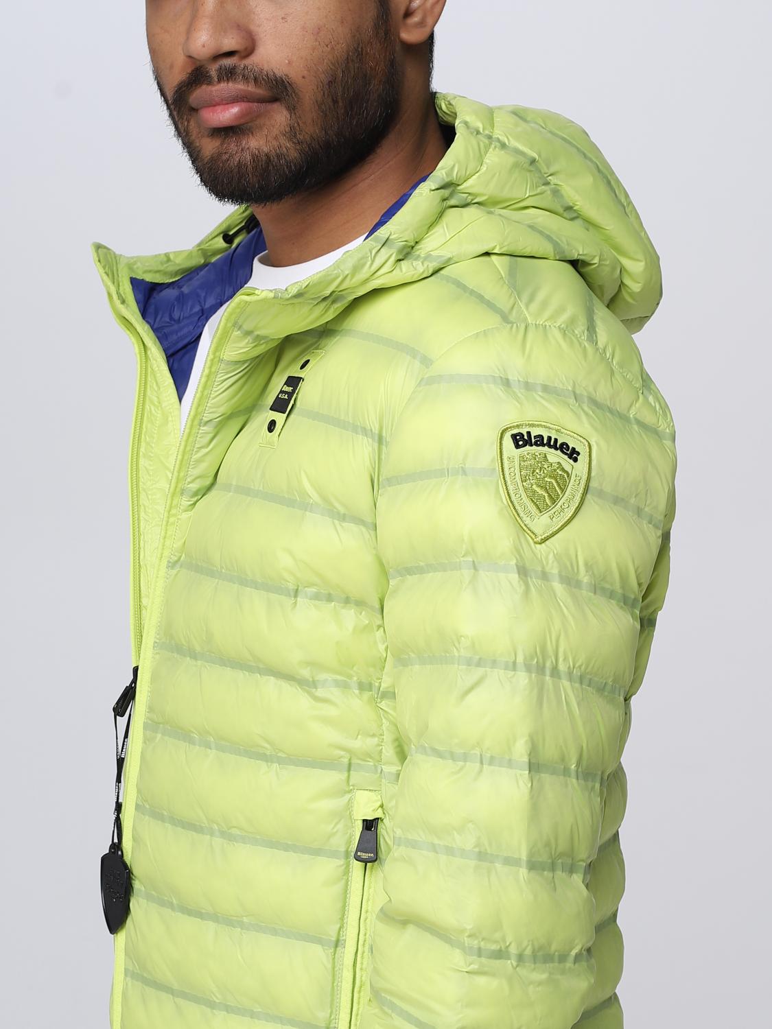 BLAUER JACKE: Jacke herren Blauer, Limette - Img 4