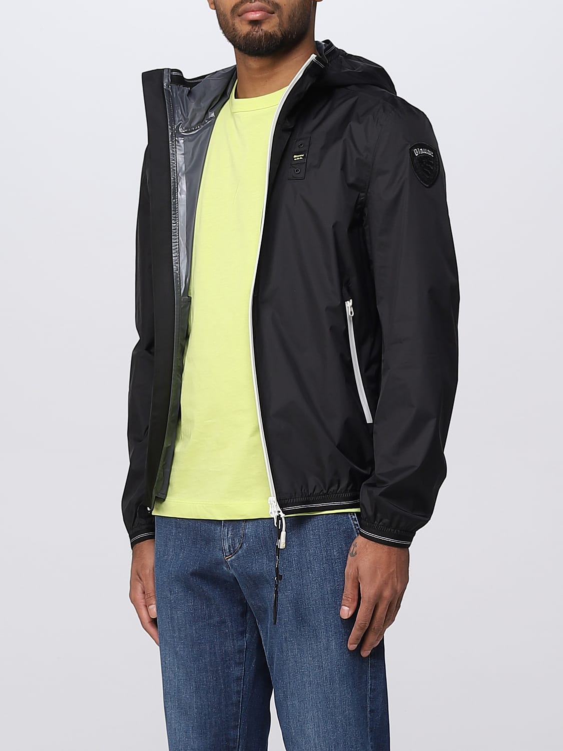 BLAUER JACKET: Jacket men Blauer, Black - Img 3