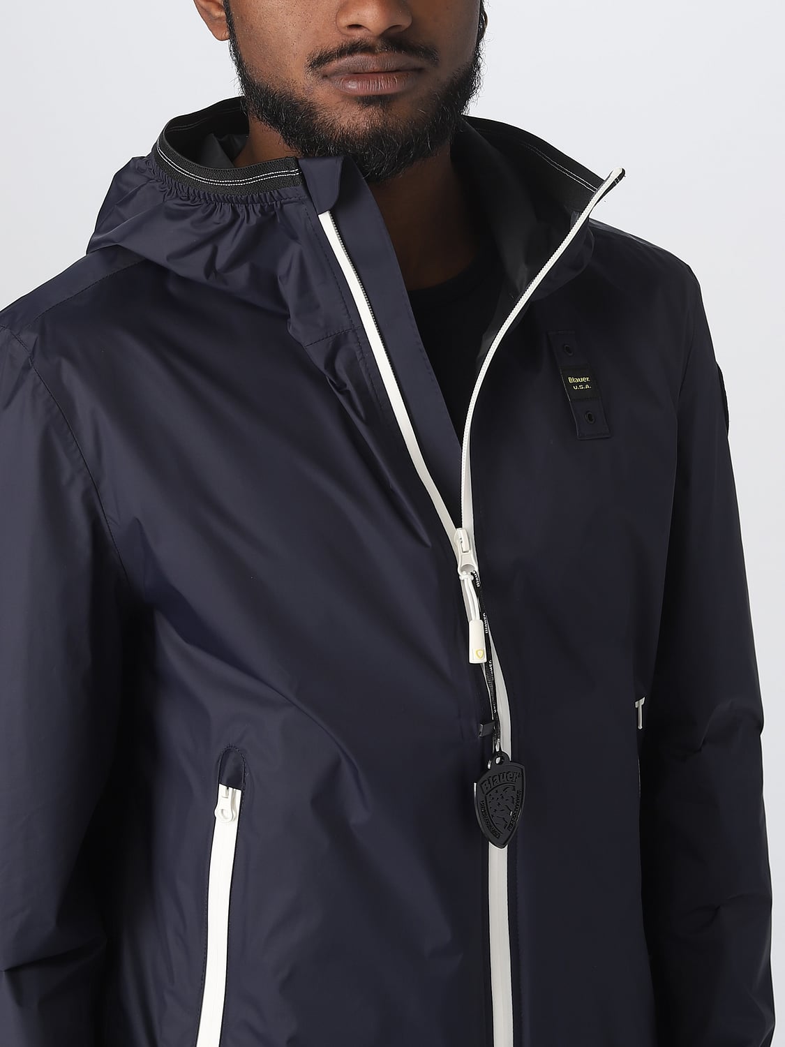BLAUER CHAQUETA: Chaqueta hombre Blauer, Azul Oscuro - Img 4