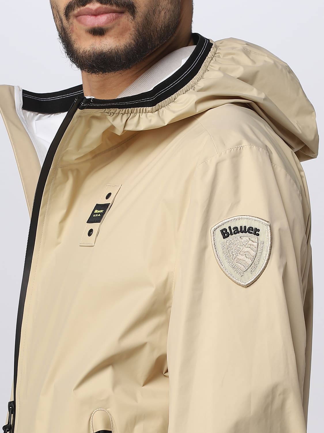 BLAUER JACKET: Jacket men Blauer, Sand - Img 4