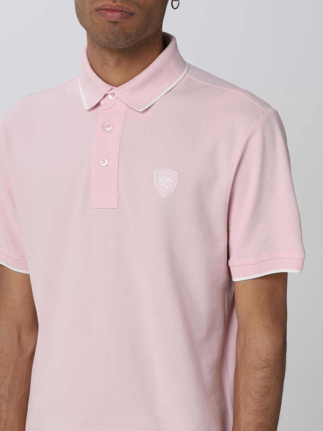 BLAUER POLO: Polo Blauer in cotone, Rosa - Img 3