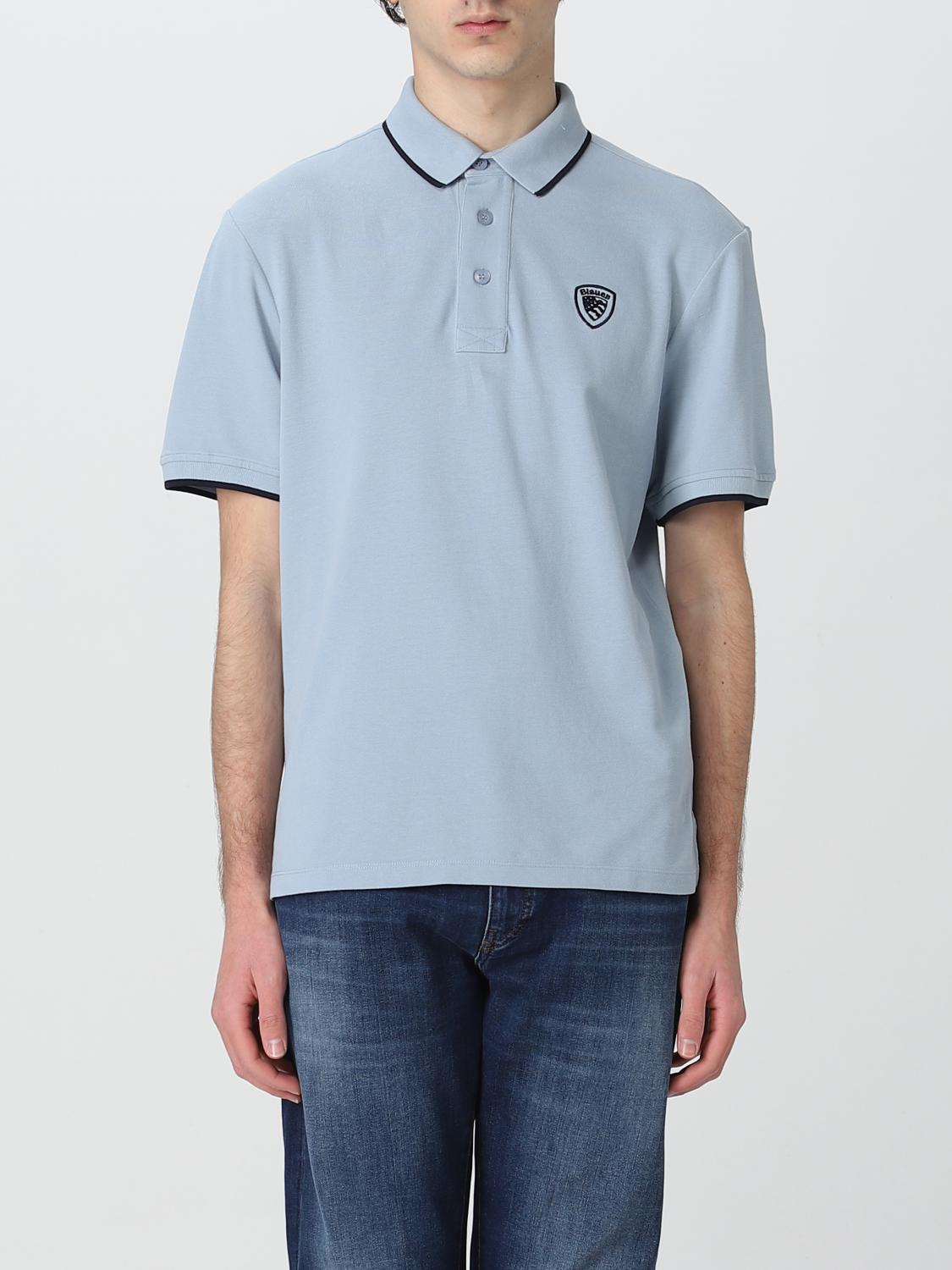 BLAUER POLO: Polo herren Blauer, Hellblau - Img 1