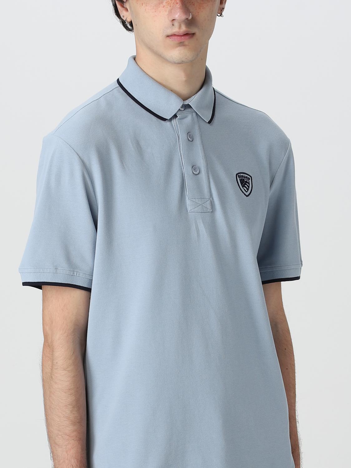 BLAUER POLO: Polo herren Blauer, Hellblau - Img 3