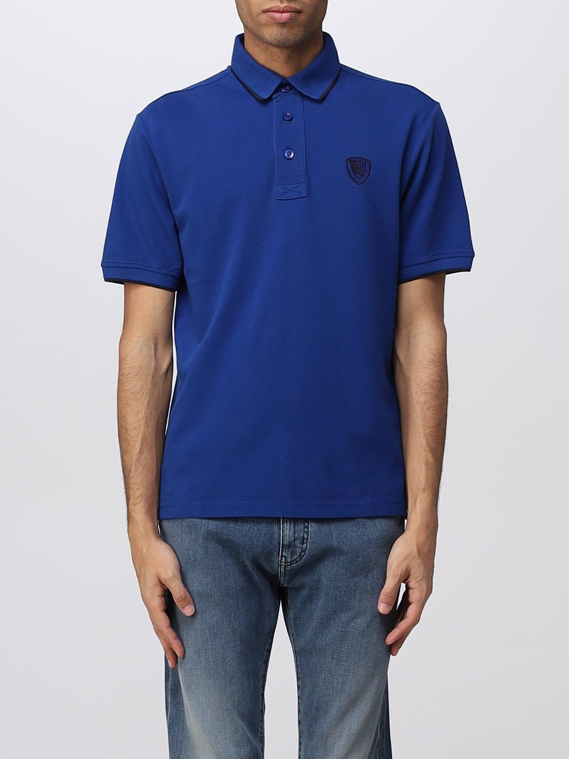 BLAUER POLO: Polo herren Blauer, Royal Blue - Img 1