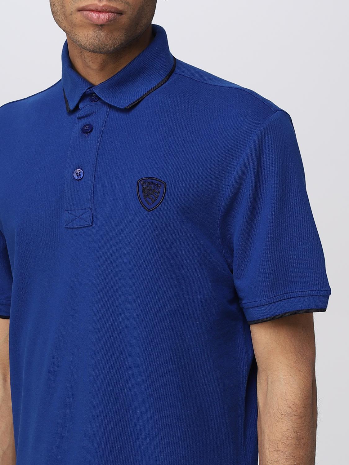 BLAUER POLO: Polo herren Blauer, Royal Blue - Img 3