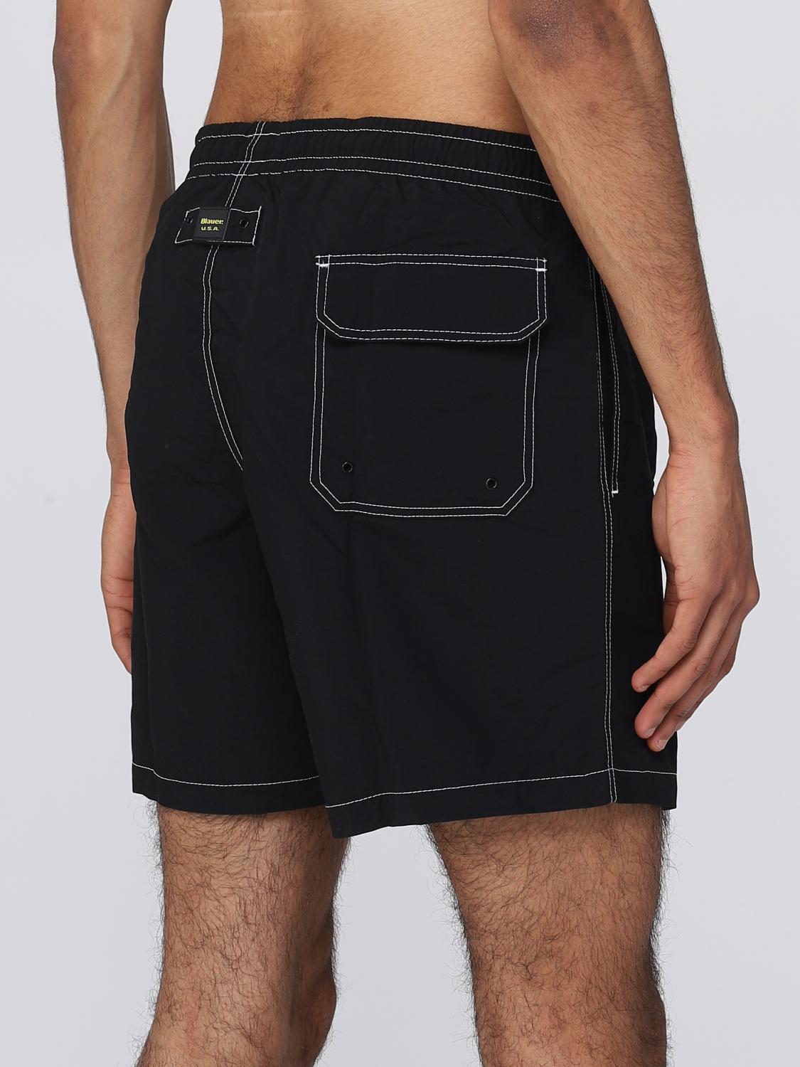 BLAUER SWIMSUIT: Swimsuit men Blauer, Black - Img 3
